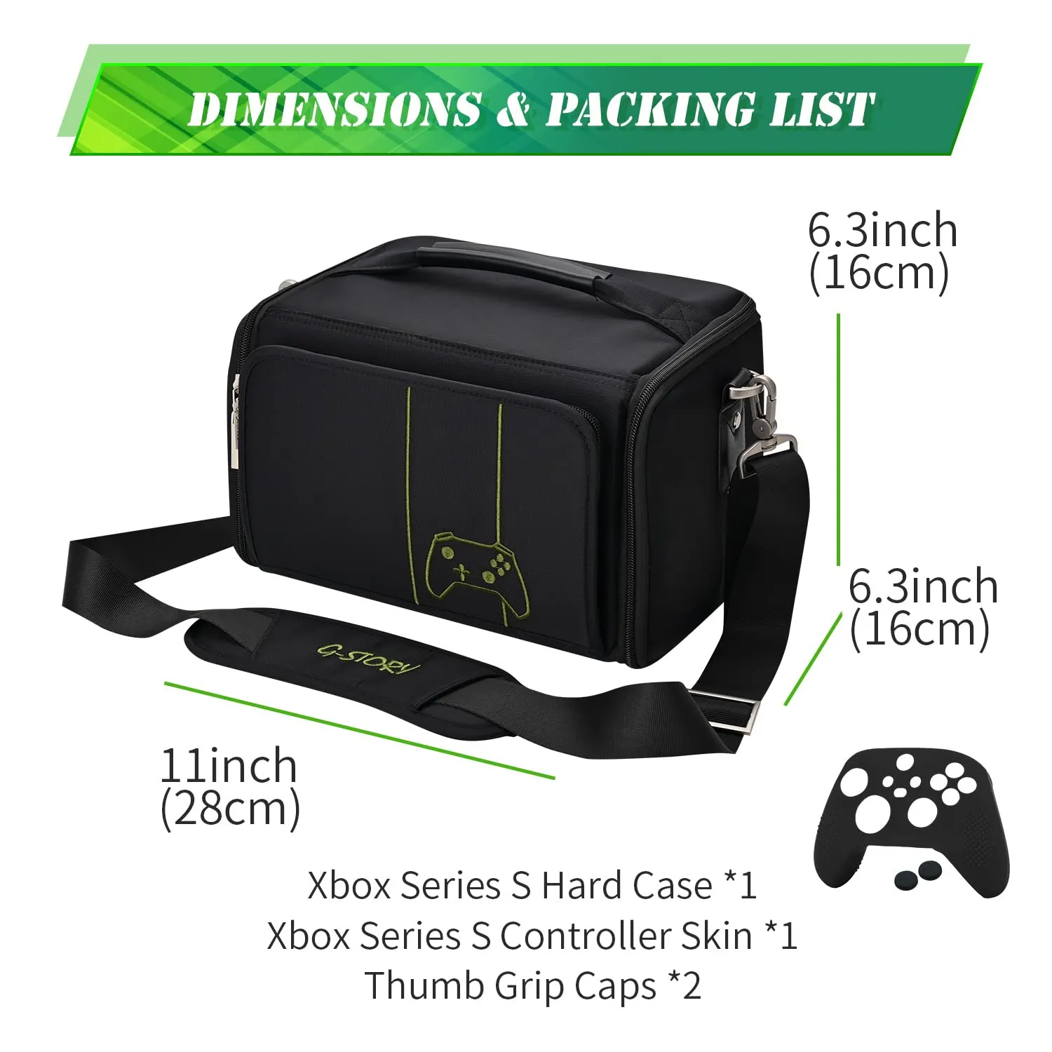 G-STORY Case Storage Bag for Xbox Series S Console Carrying Case