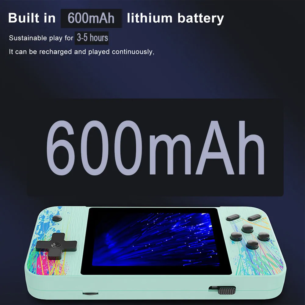 G3 Handheld Video Game Console Built-in 800 Classic Games- USB Charging