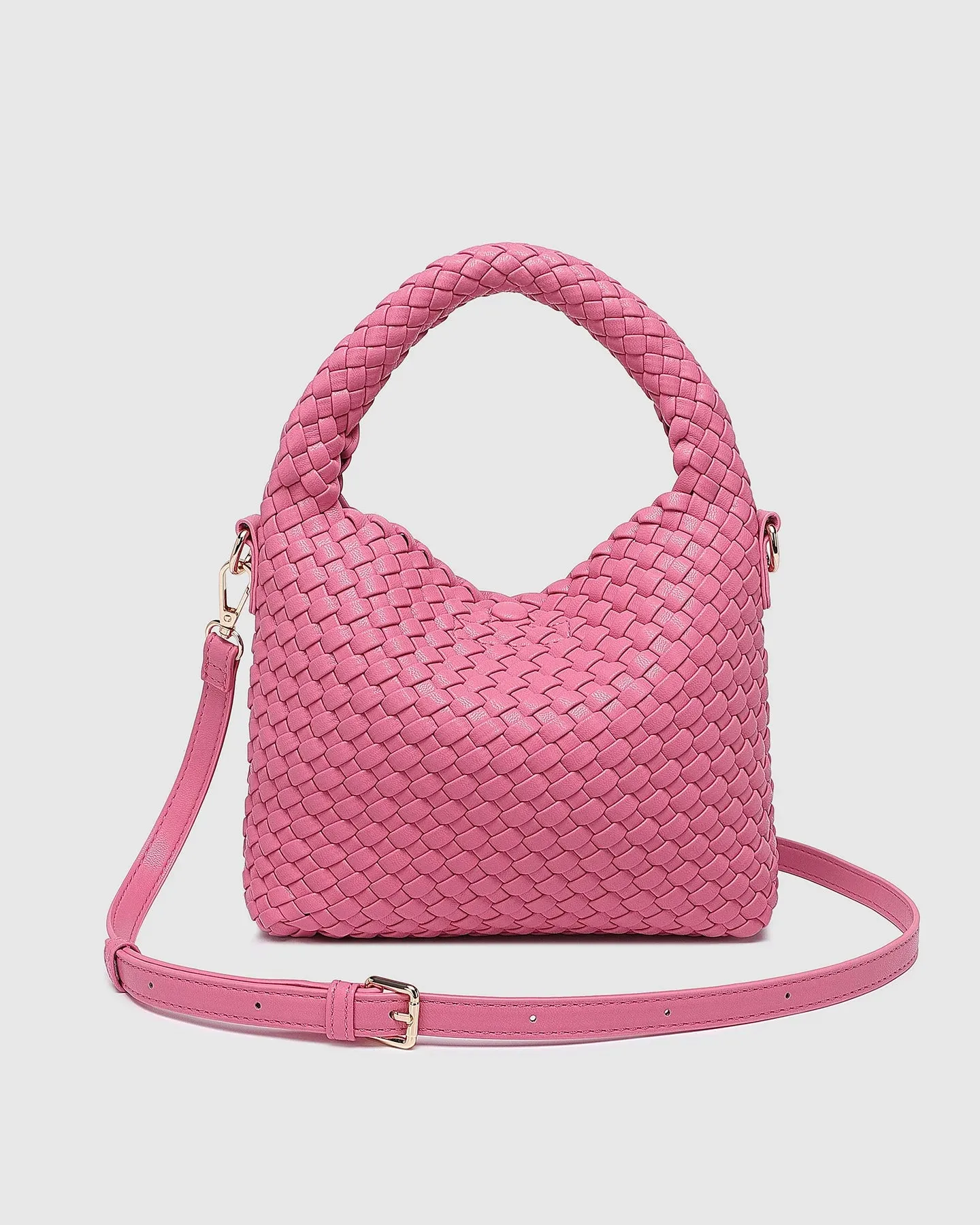 Gabby Mini Woven Shoulder Bag