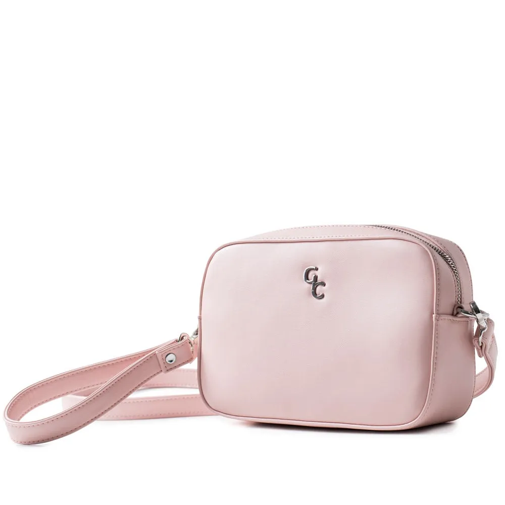 Galway Crystal Fashion Crossbody Bag - Pink