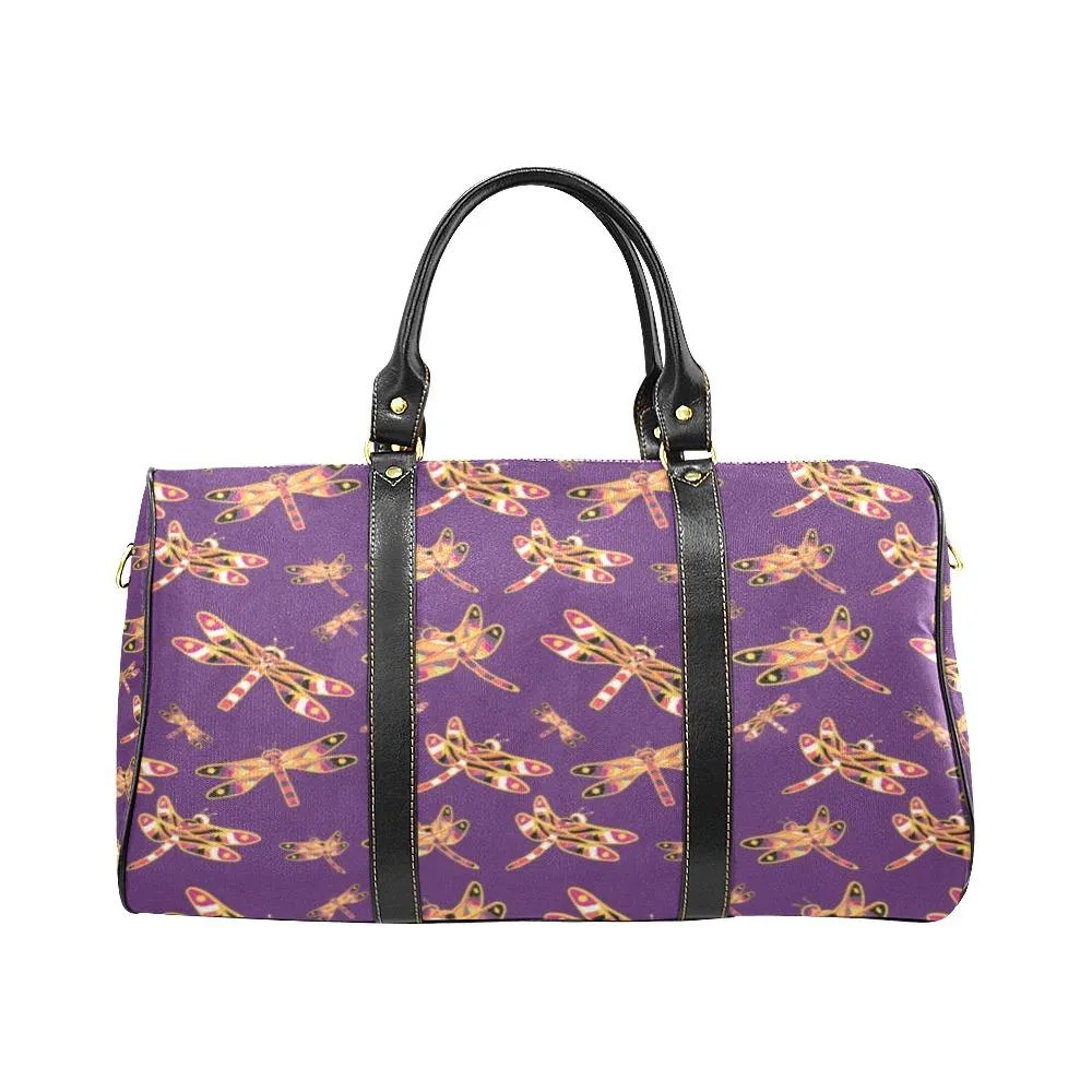 Gathering Yellow Purple Waterproof Travel Bag