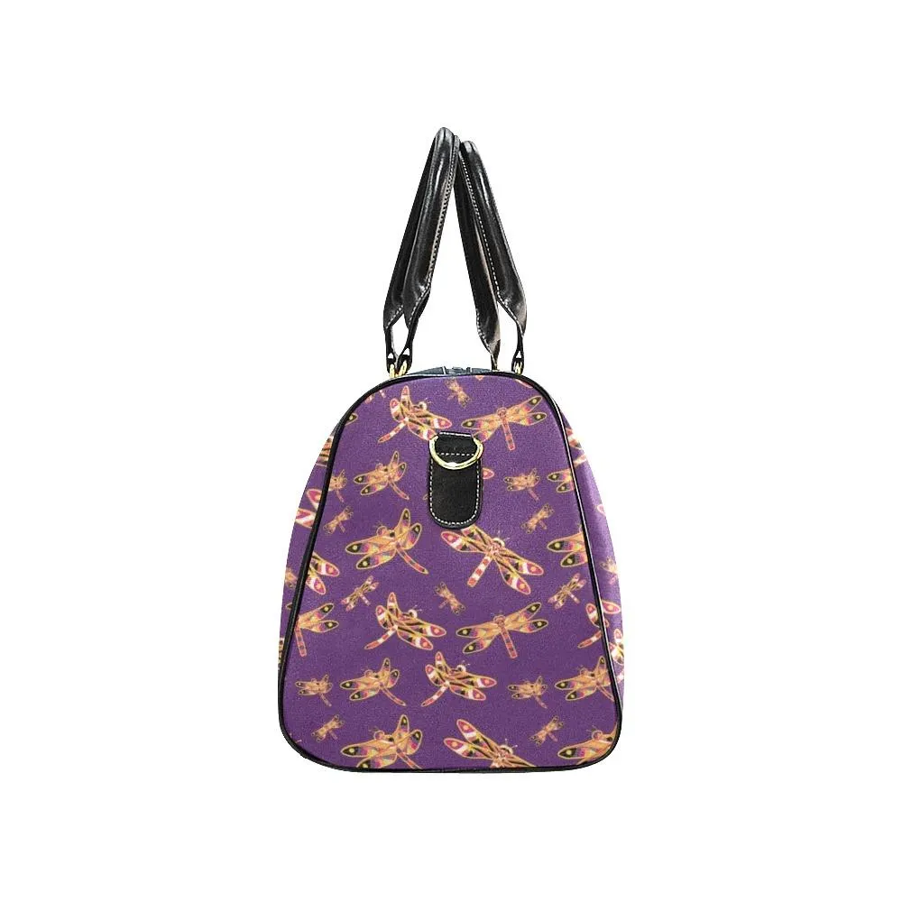 Gathering Yellow Purple Waterproof Travel Bag