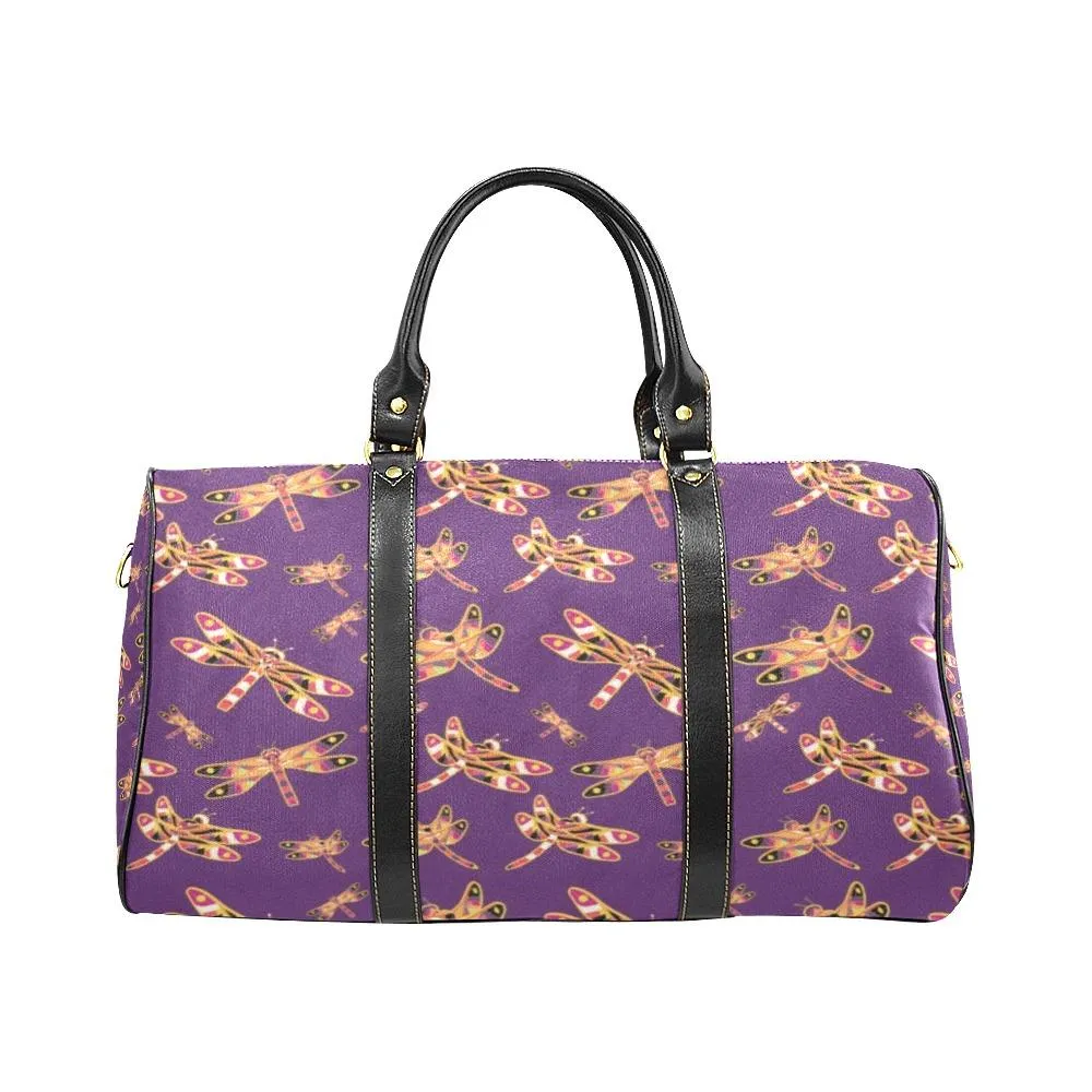 Gathering Yellow Purple Waterproof Travel Bag