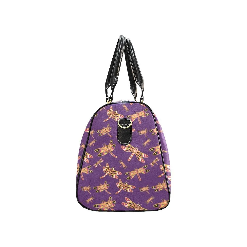 Gathering Yellow Purple Waterproof Travel Bag