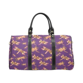 Gathering Yellow Purple Waterproof Travel Bag