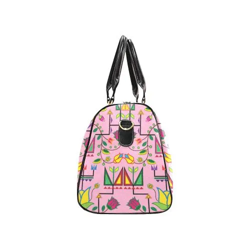 Geometric Floral Summer-Sunset Waterproof Travel Bag