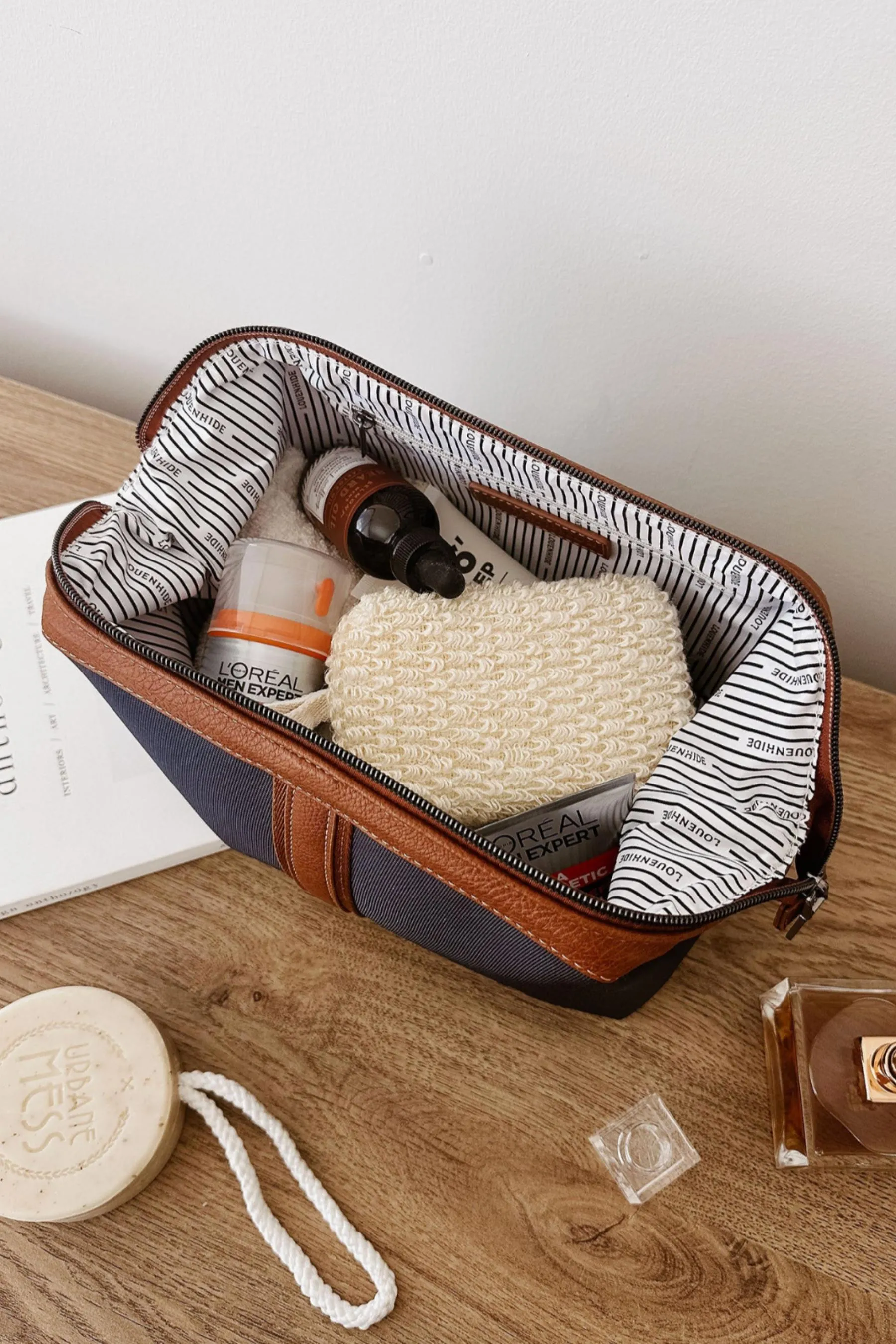 Gilbert Mens Toiletry Bag | Nylon Navy