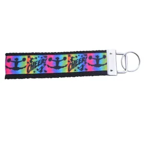 Girls Cheer Wristlet Keychain- Multi Colored