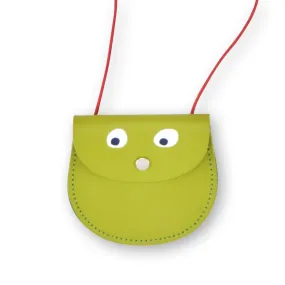 Googly Eye Money Purse - Lime