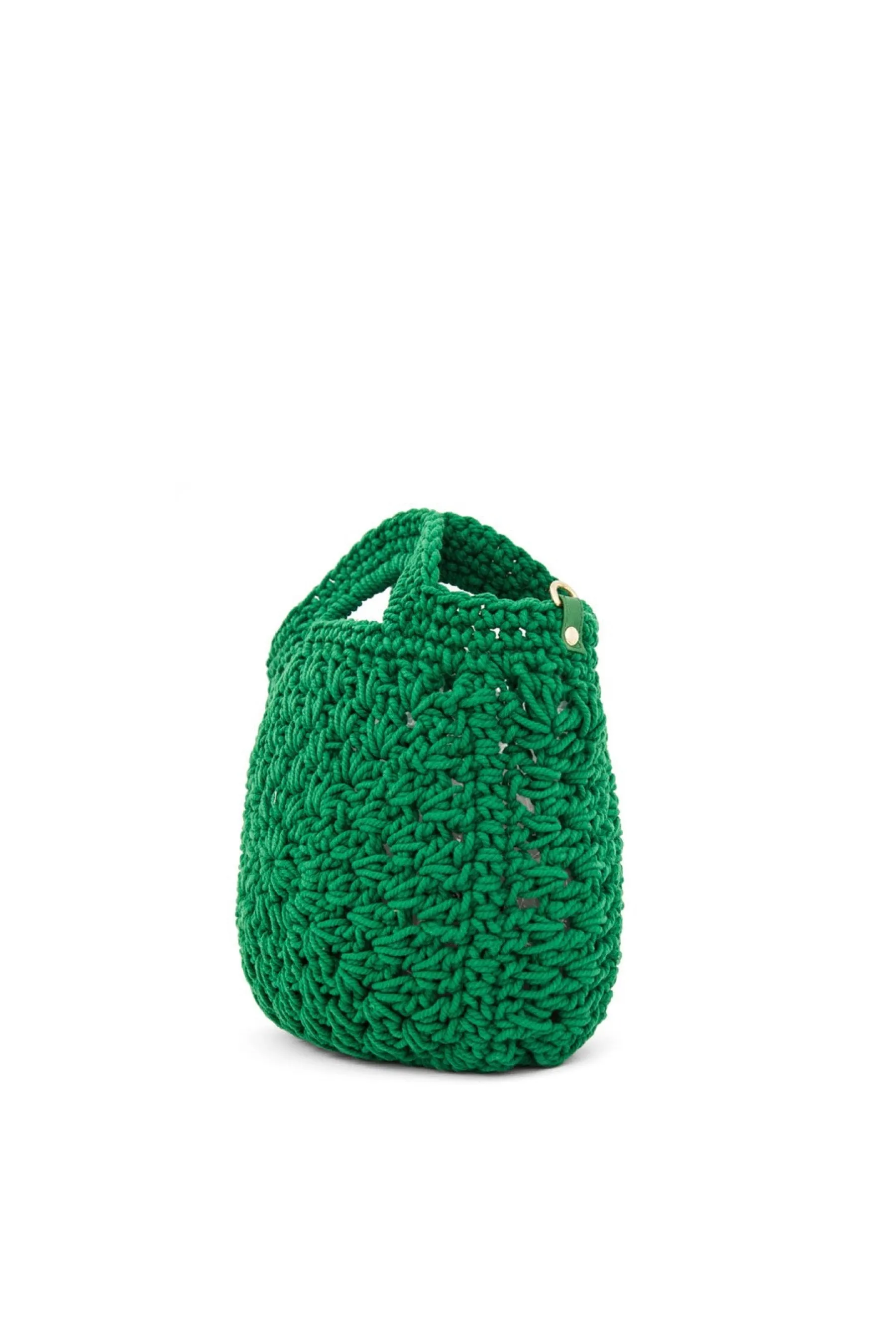 Green Crochet Coco Bag