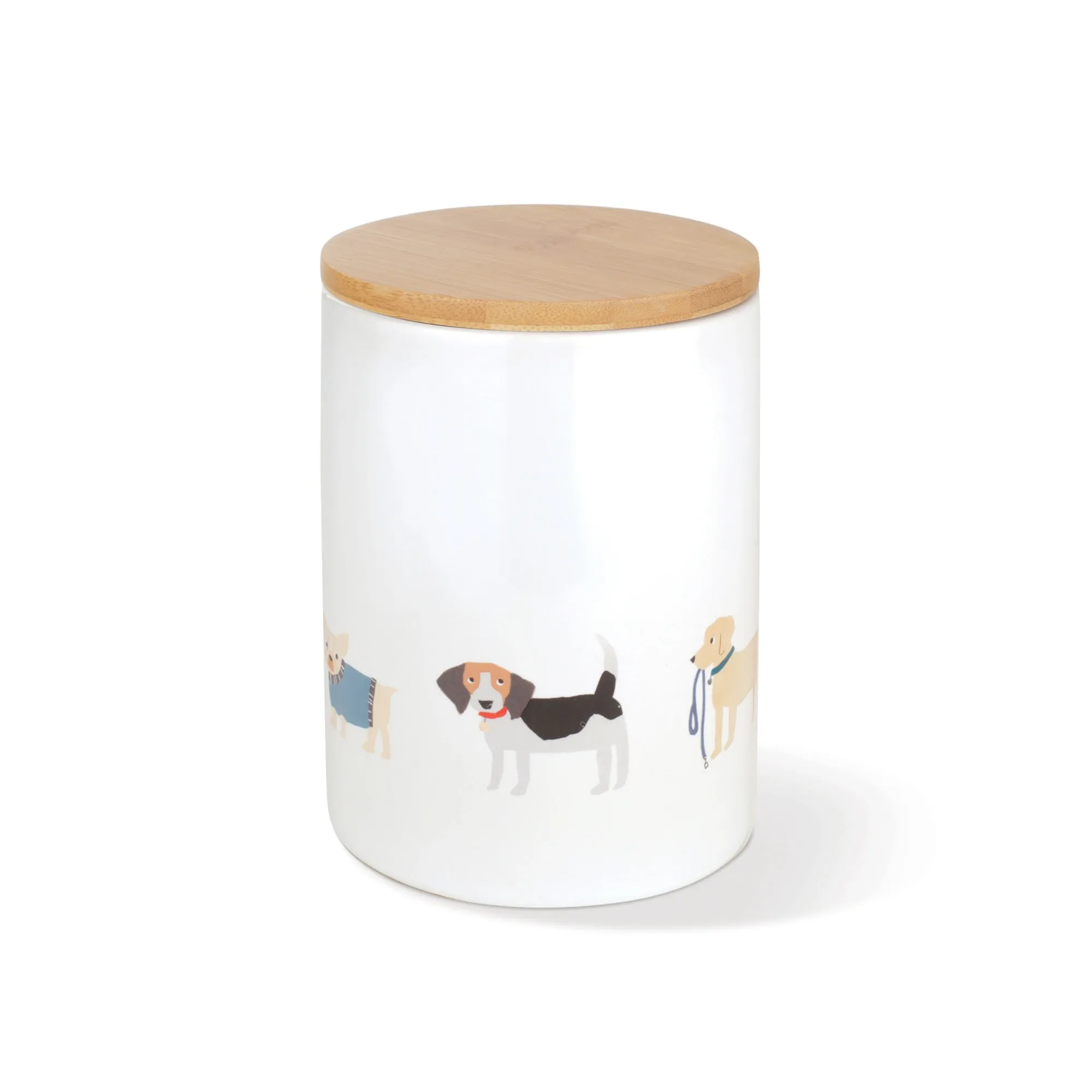 Happy Breeds Dog Treat Ceramic Jar