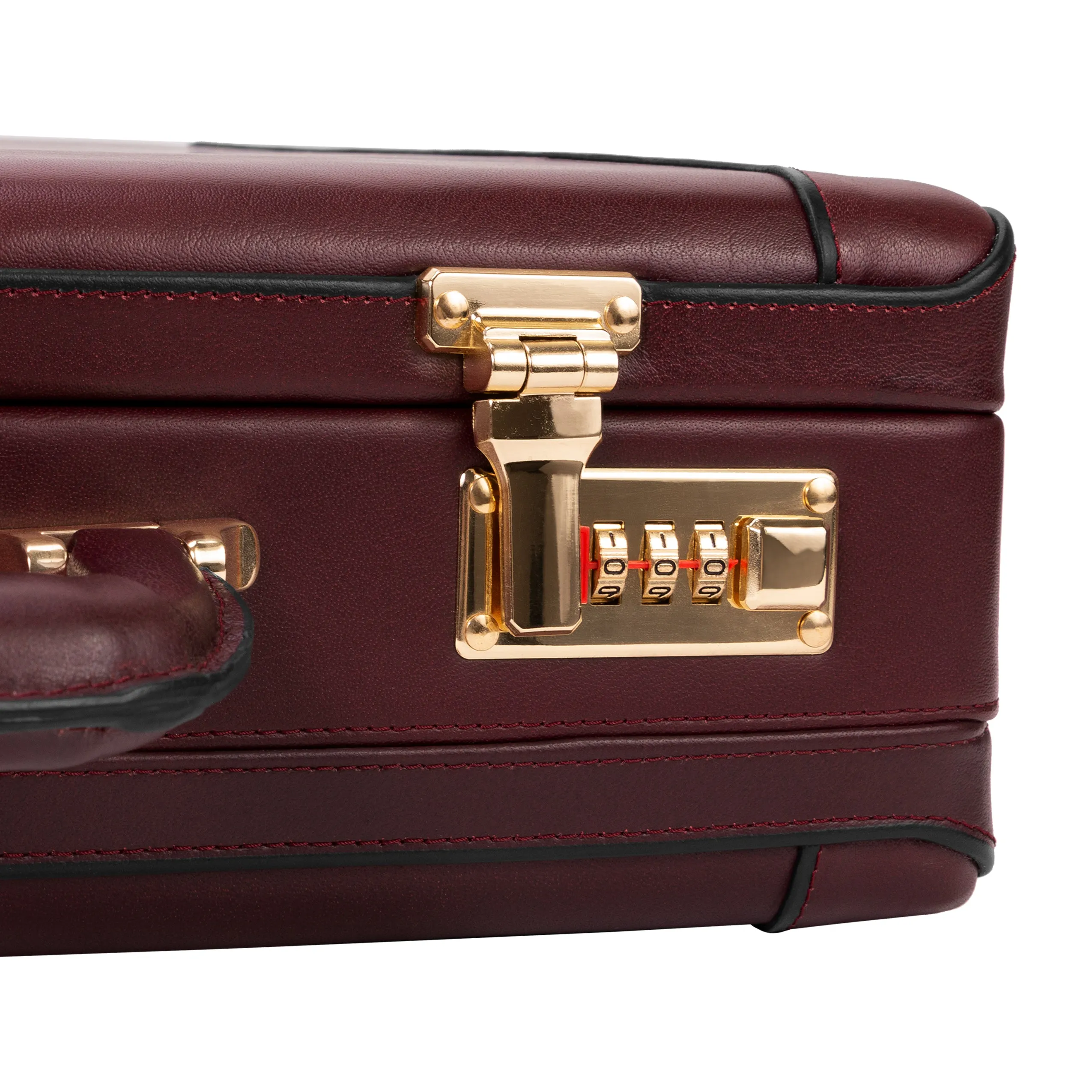 HARPER | 5” Leather Expandable Attaché Briefcase