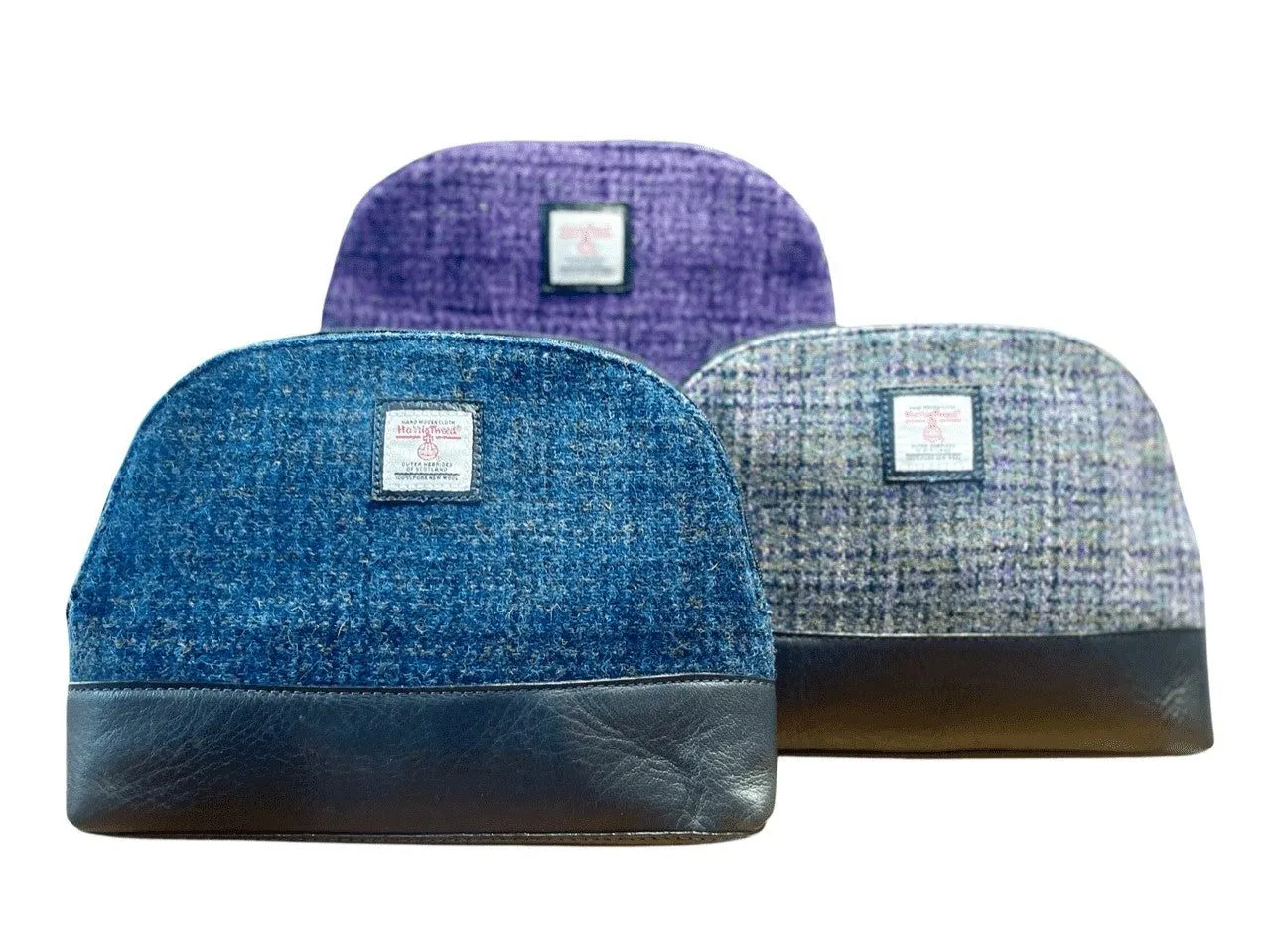 Harris Tweed Cosmetic Bag - Lavender Purple Melange