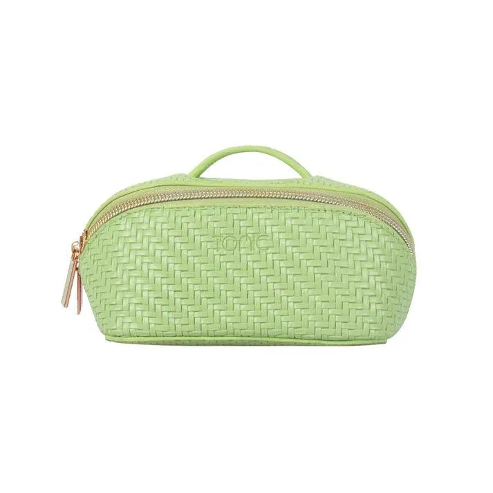 Herringbone Beauty Bag Small | Pistachio