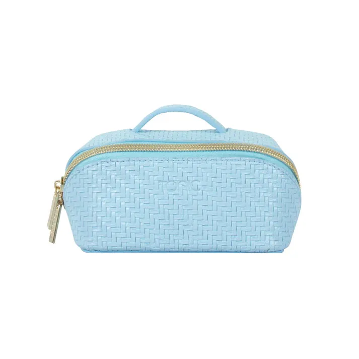 Herringbone Cosmetic Bag Collection | Bluebell