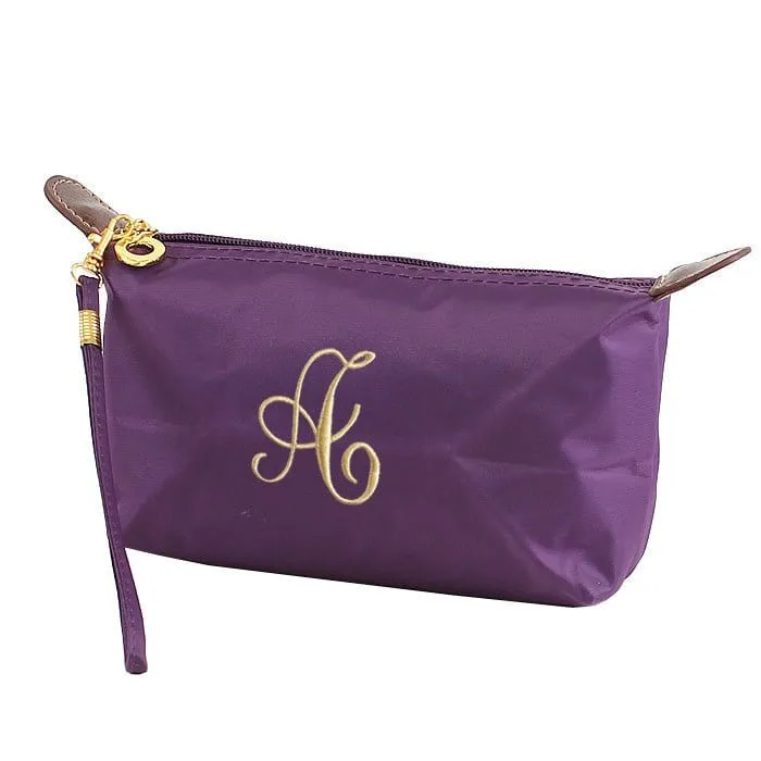 HM1006 Monogrammable Nylon Fabric Cosmetic Bag