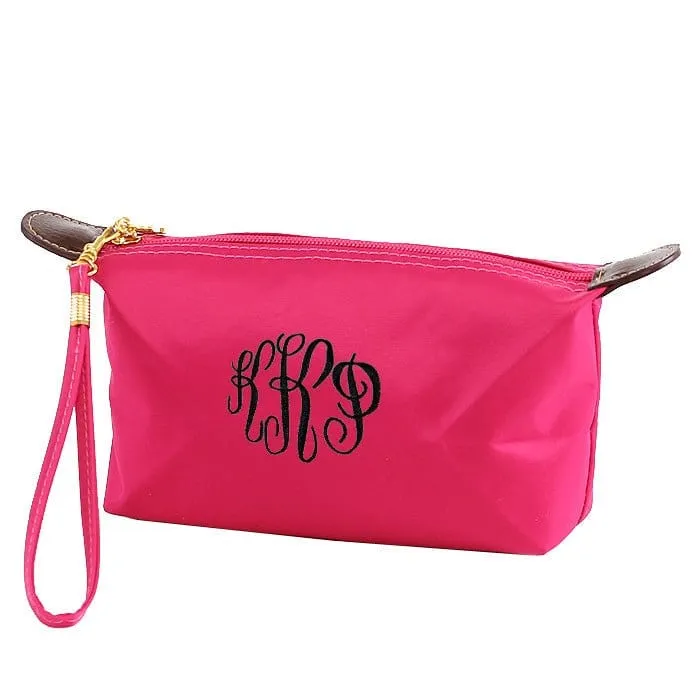 HM1006 Monogrammable Nylon Fabric Cosmetic Bag