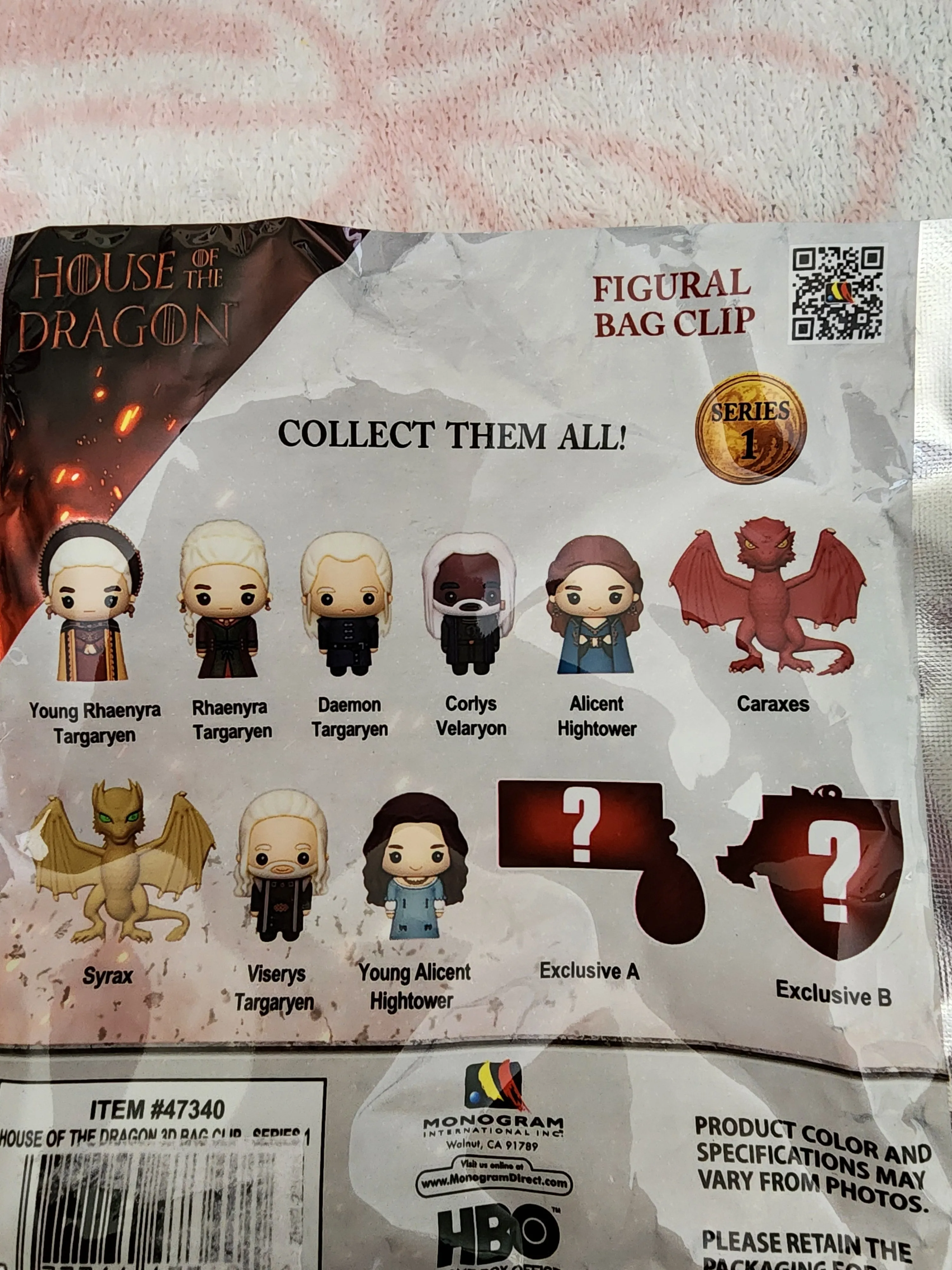 House of Dragons Exclusive Mystery Bag Clips