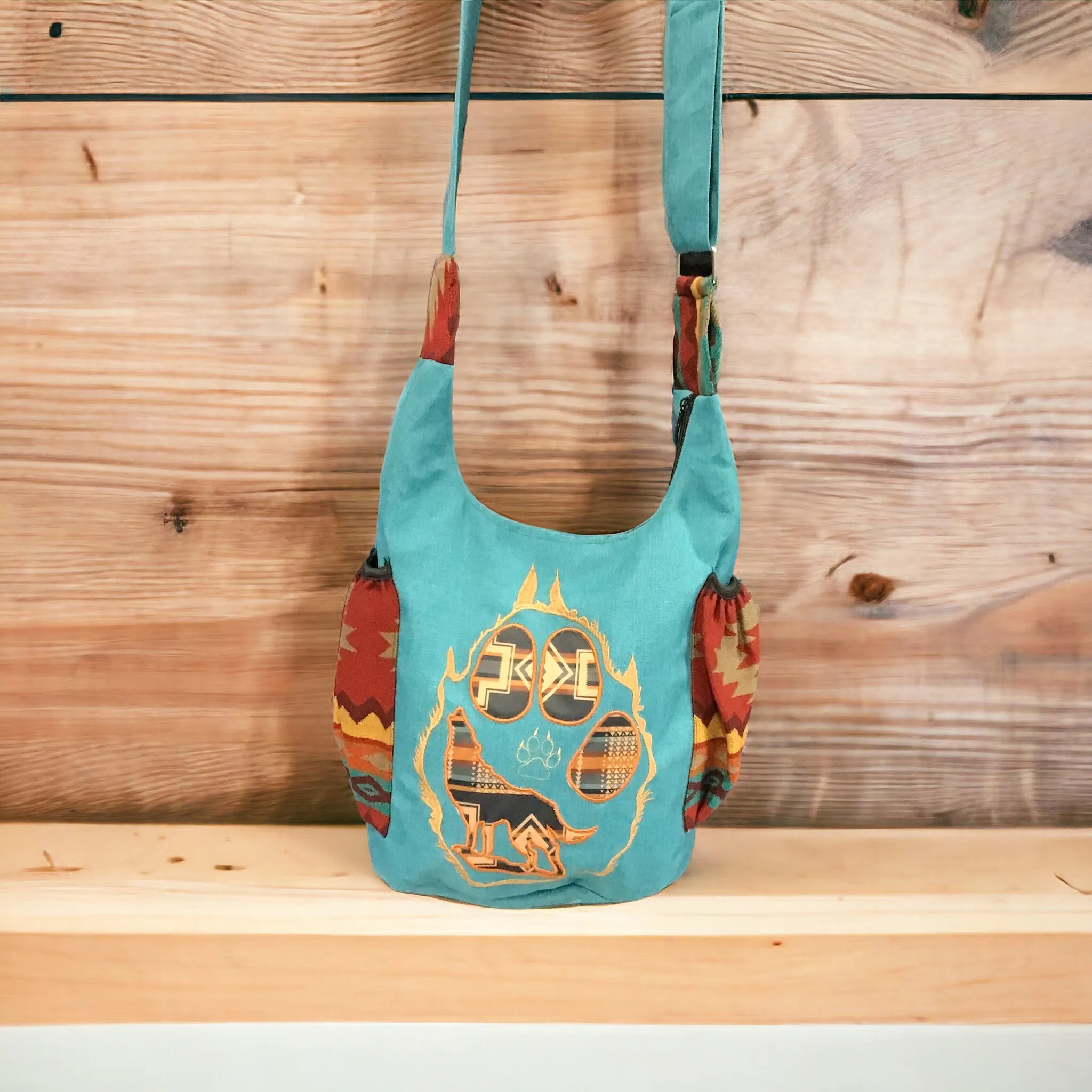 Howling wolf Crossbody Bag