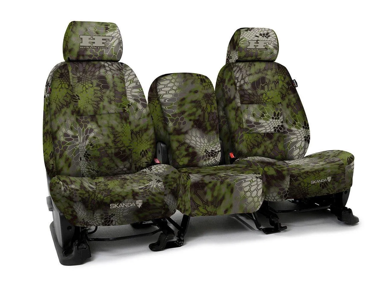 Huntin' Fool Logo Neosupreme Solid - Kryptek Custom Seat Cover