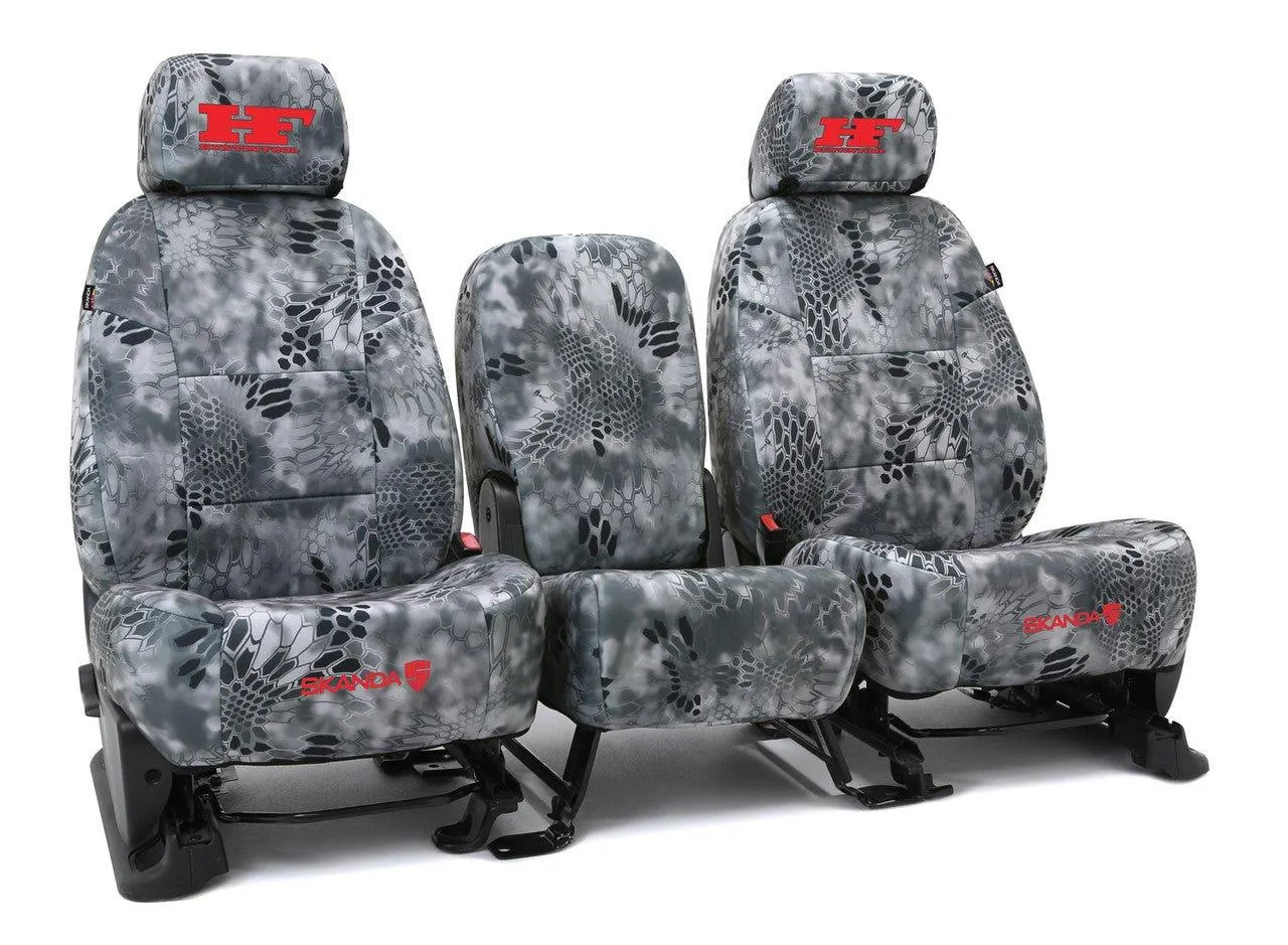 Huntin' Fool Logo Neosupreme Solid - Kryptek Custom Seat Cover