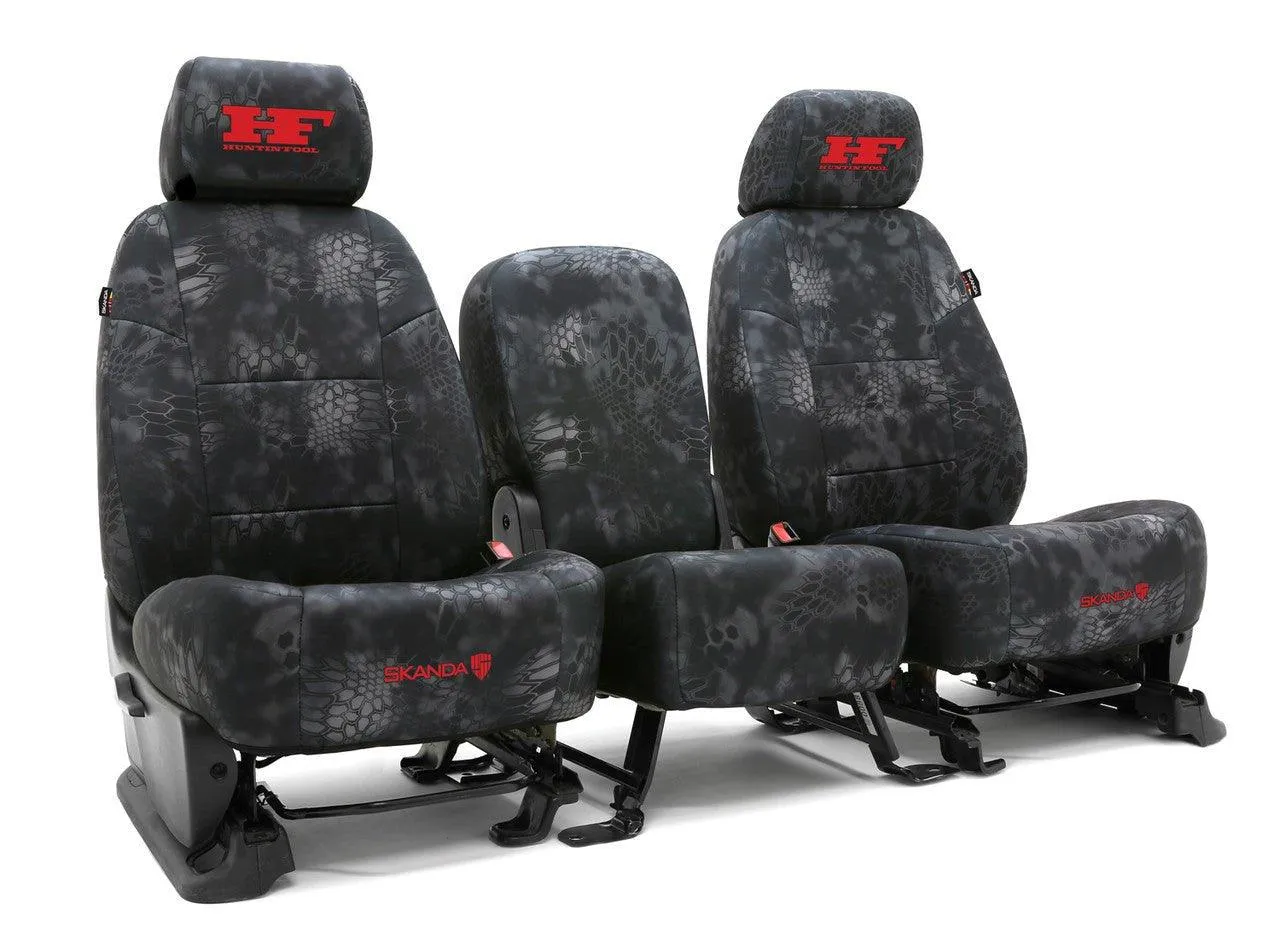 Huntin' Fool Logo Neosupreme Solid - Kryptek Custom Seat Cover