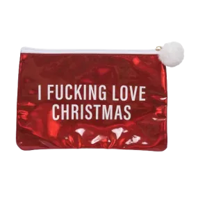 I Fing Love Christmas Cosmetic Bag