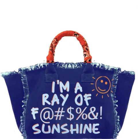 I'm a Ray Fringe Canvas Bag