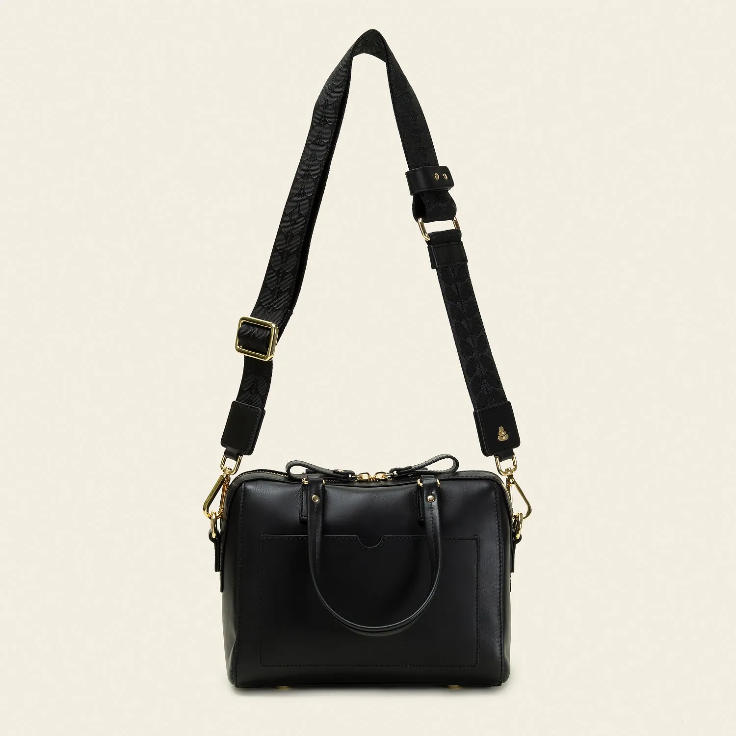 Iris Handbag - Scattered Flower Black