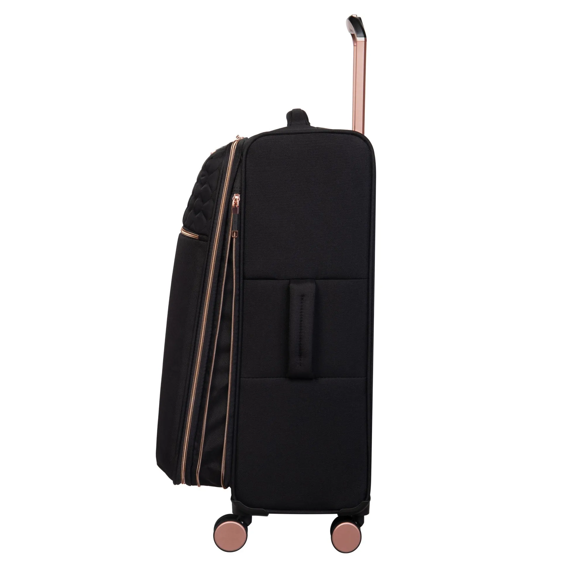 It Luggage Suitcase Lux-lite Divinity Eva -  Black & Rose Gold 8 Wheel Suitcase