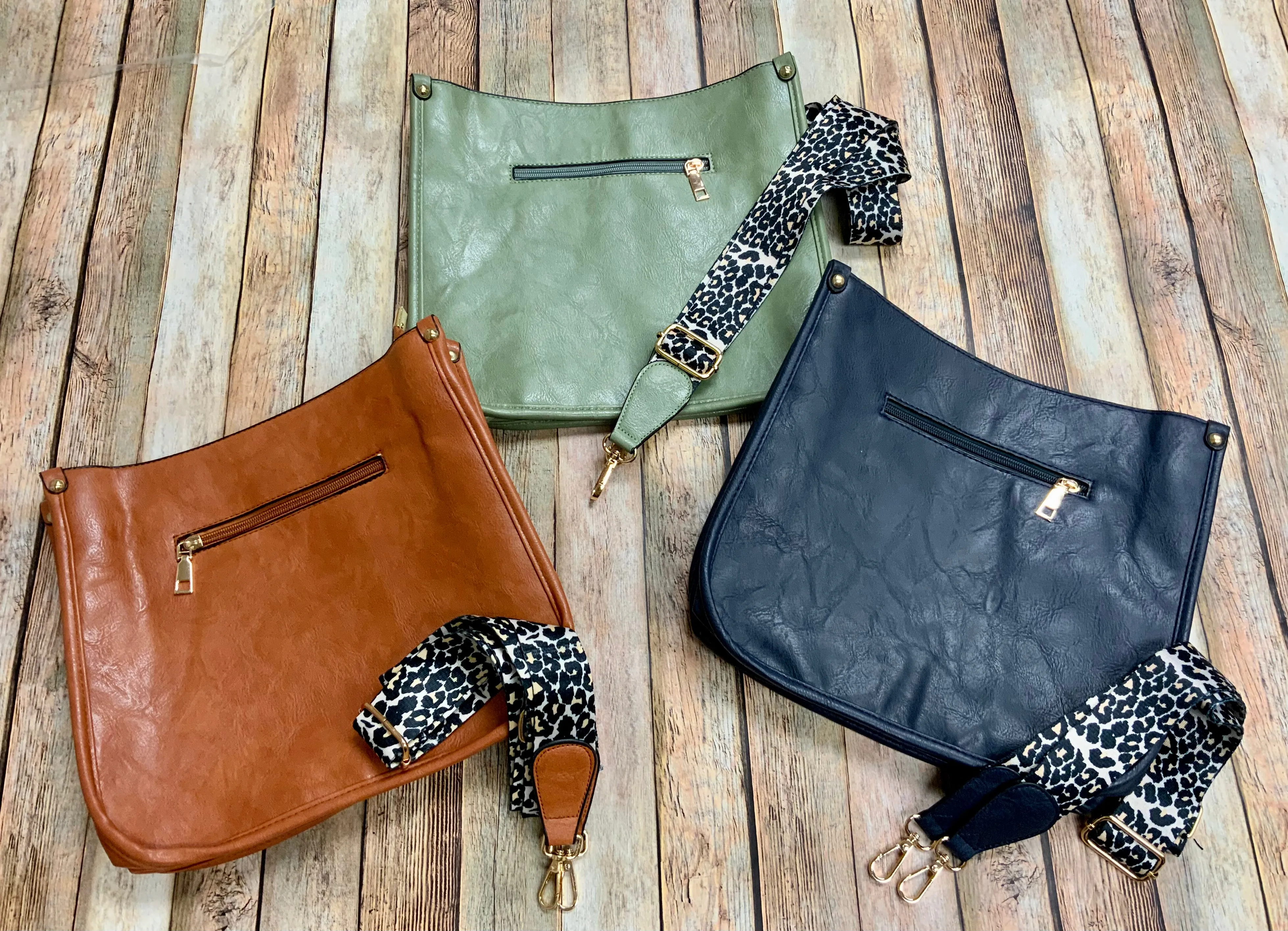 Ivy Leopard Strap Crossbody Bag