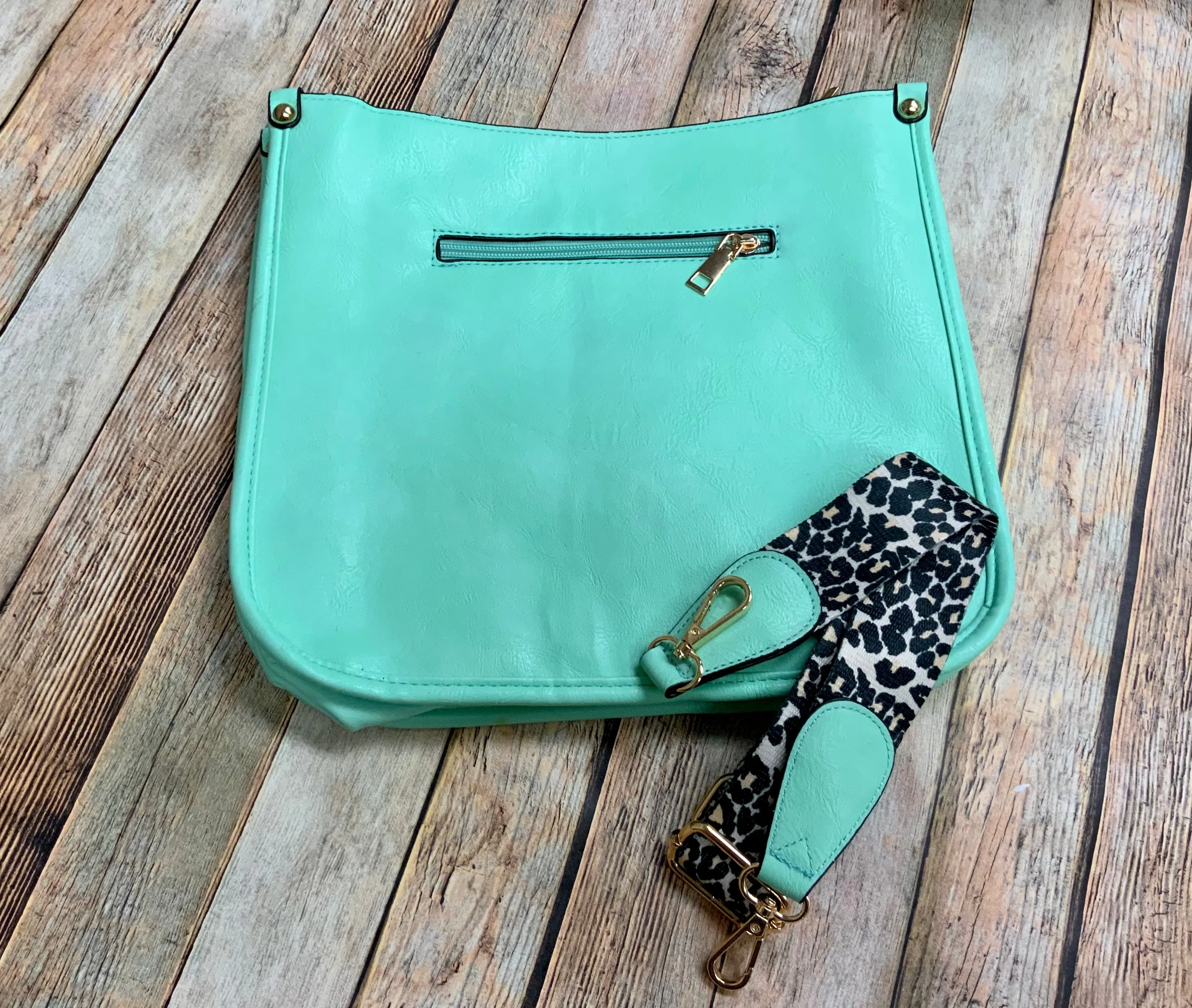 Ivy Leopard Strap Crossbody Bag