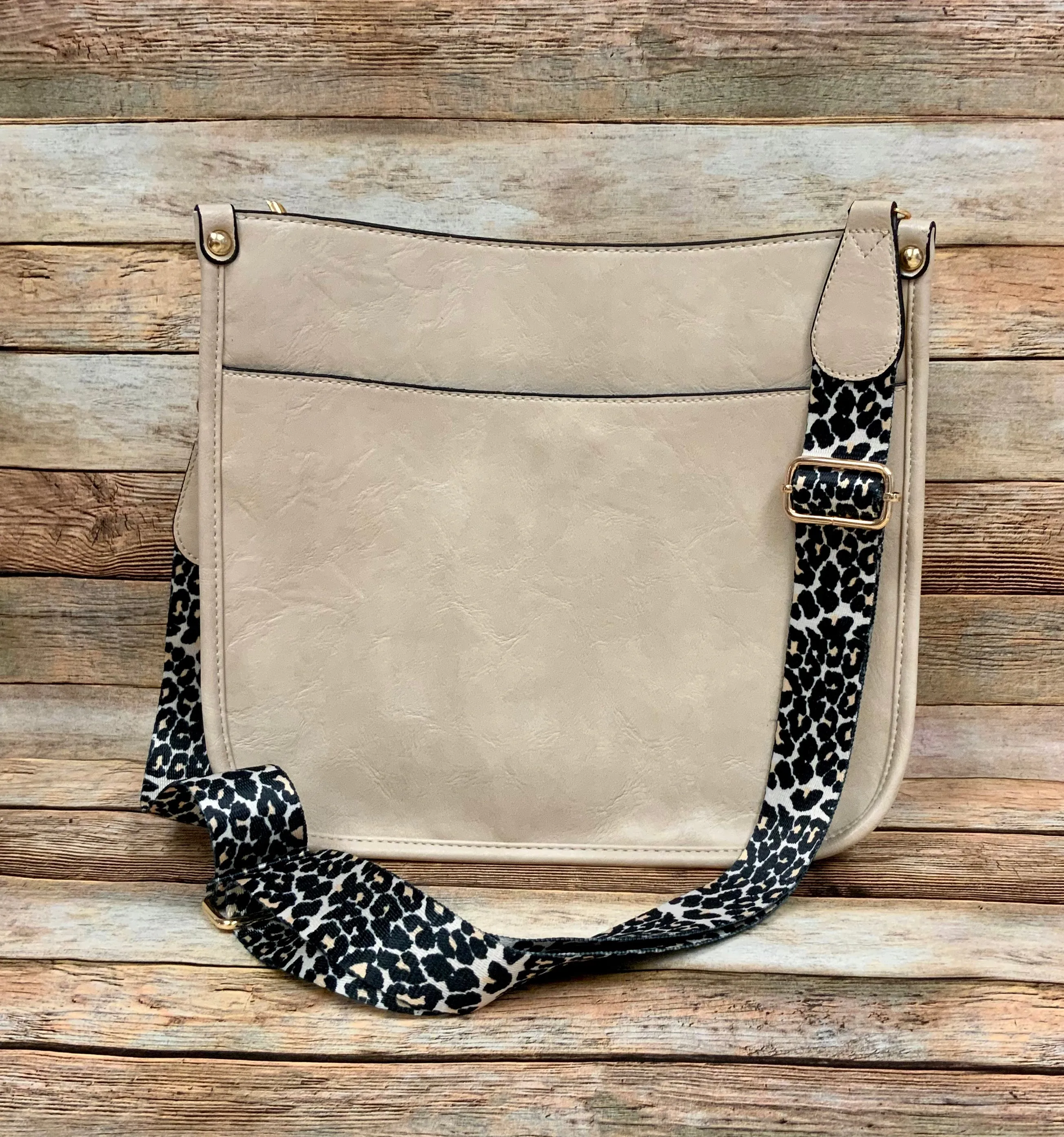 Ivy Leopard Strap Crossbody Bag