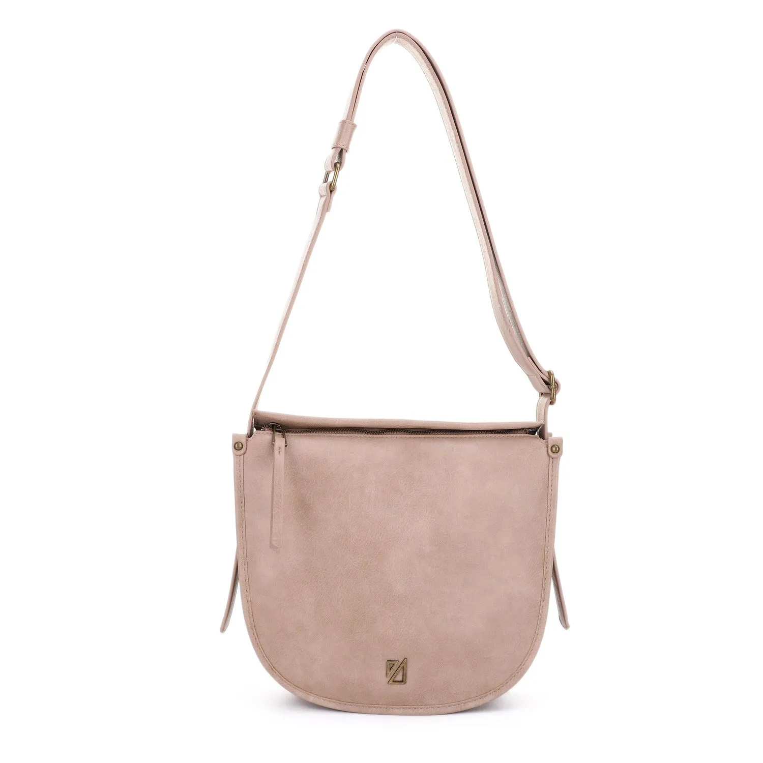 IZ26002 Caughlin Semicircle Structured Crossbody Bag