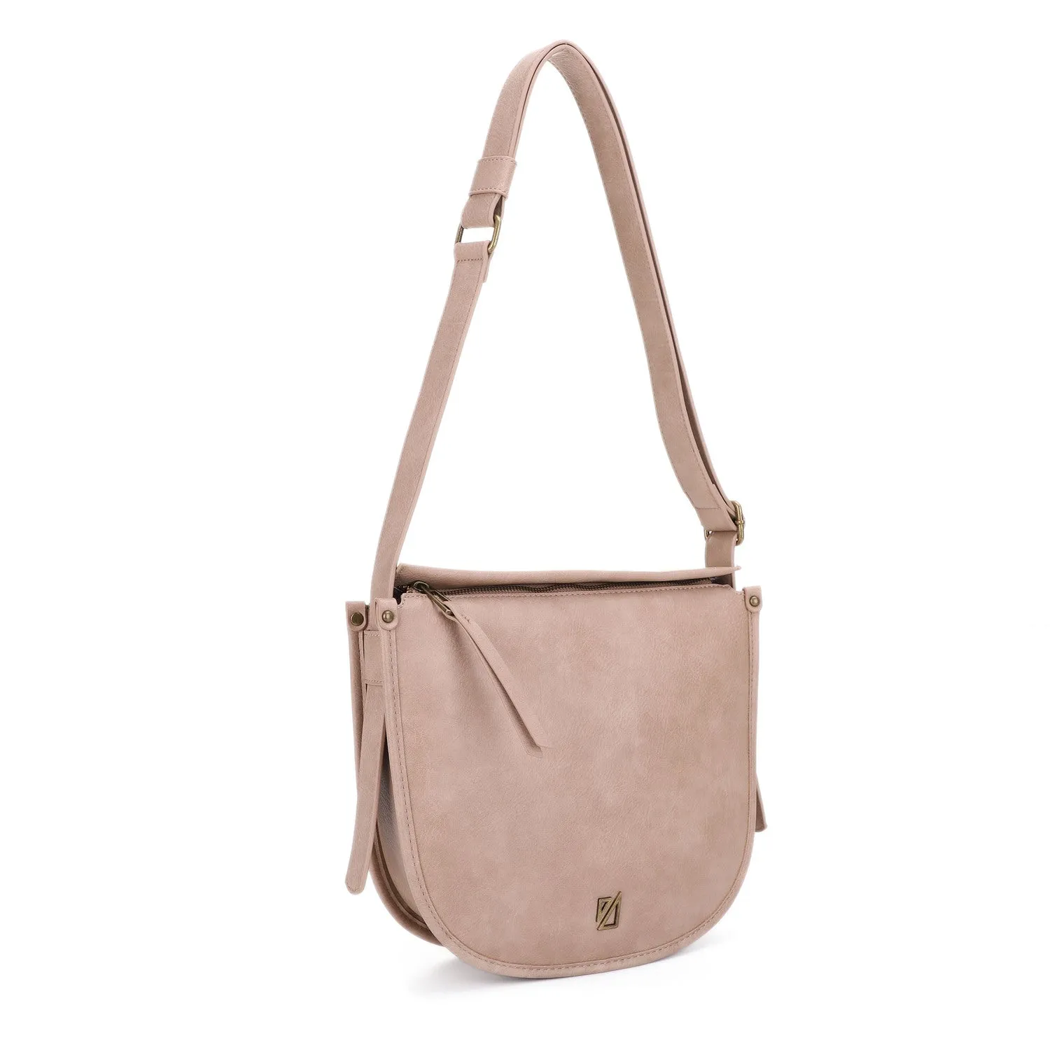 IZ26002 Caughlin Semicircle Structured Crossbody Bag