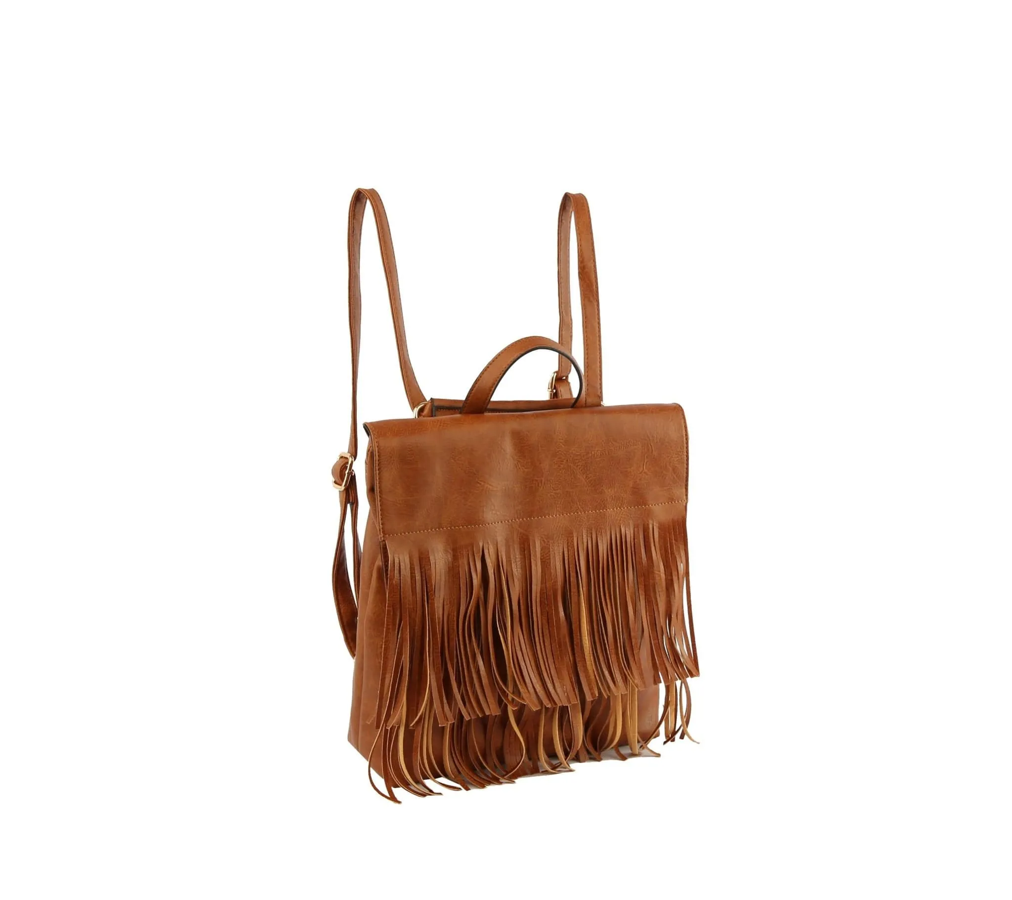 JN0079 Austin Fringe Convertible Backpack