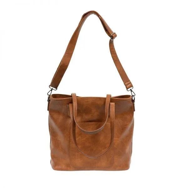 JOY SUSAN TERRI TRAVELER BAG VINTAGE CARAMEL