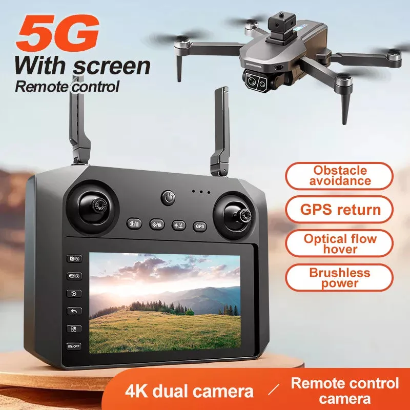 K619 MAX 4K Drone Intelligent obstacle avoidance GPS 5G WiFi Quadcopter 4.5-inch screen remote control