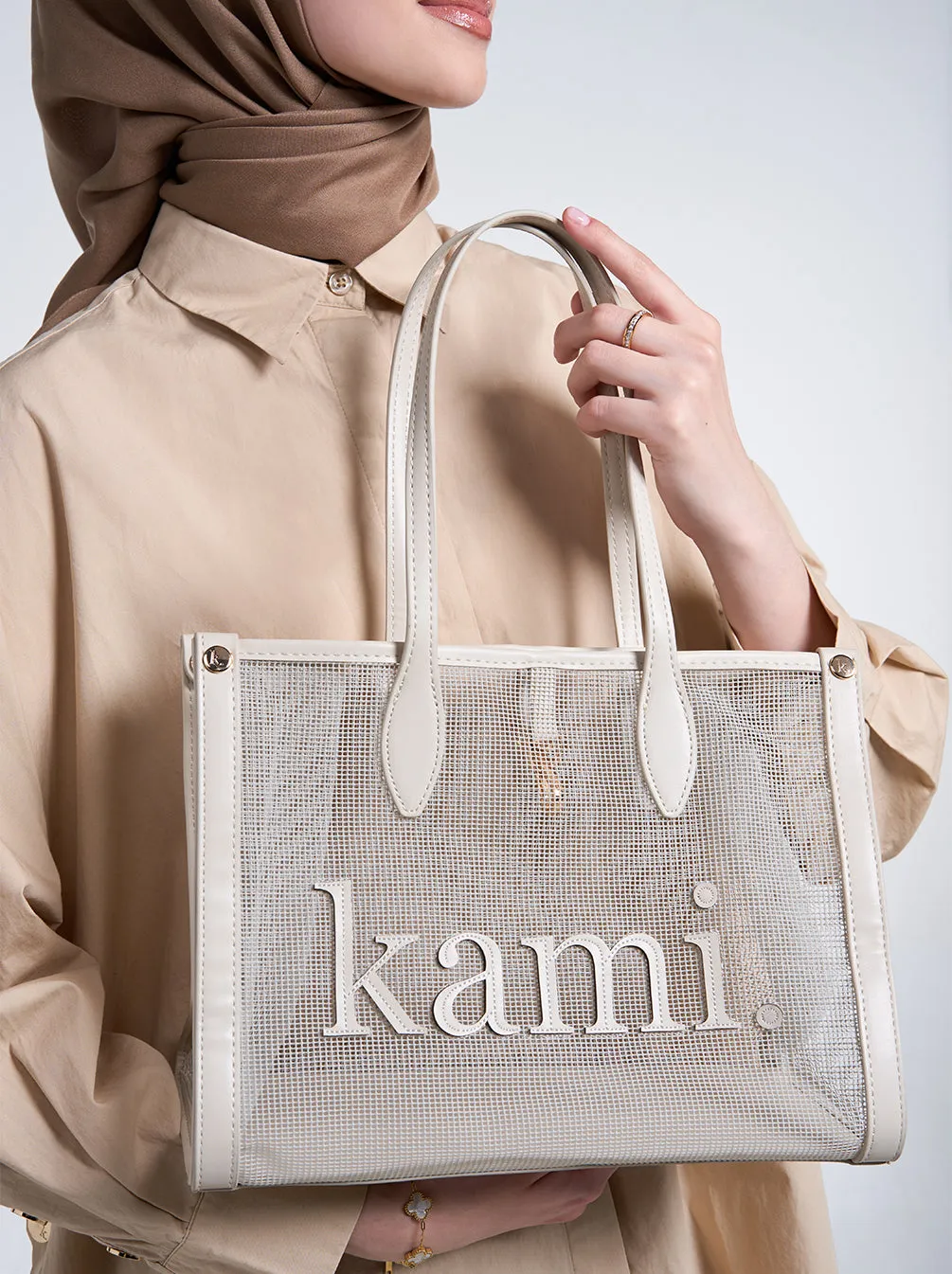 KAMI NET BAG ACCESSORIES IVORY