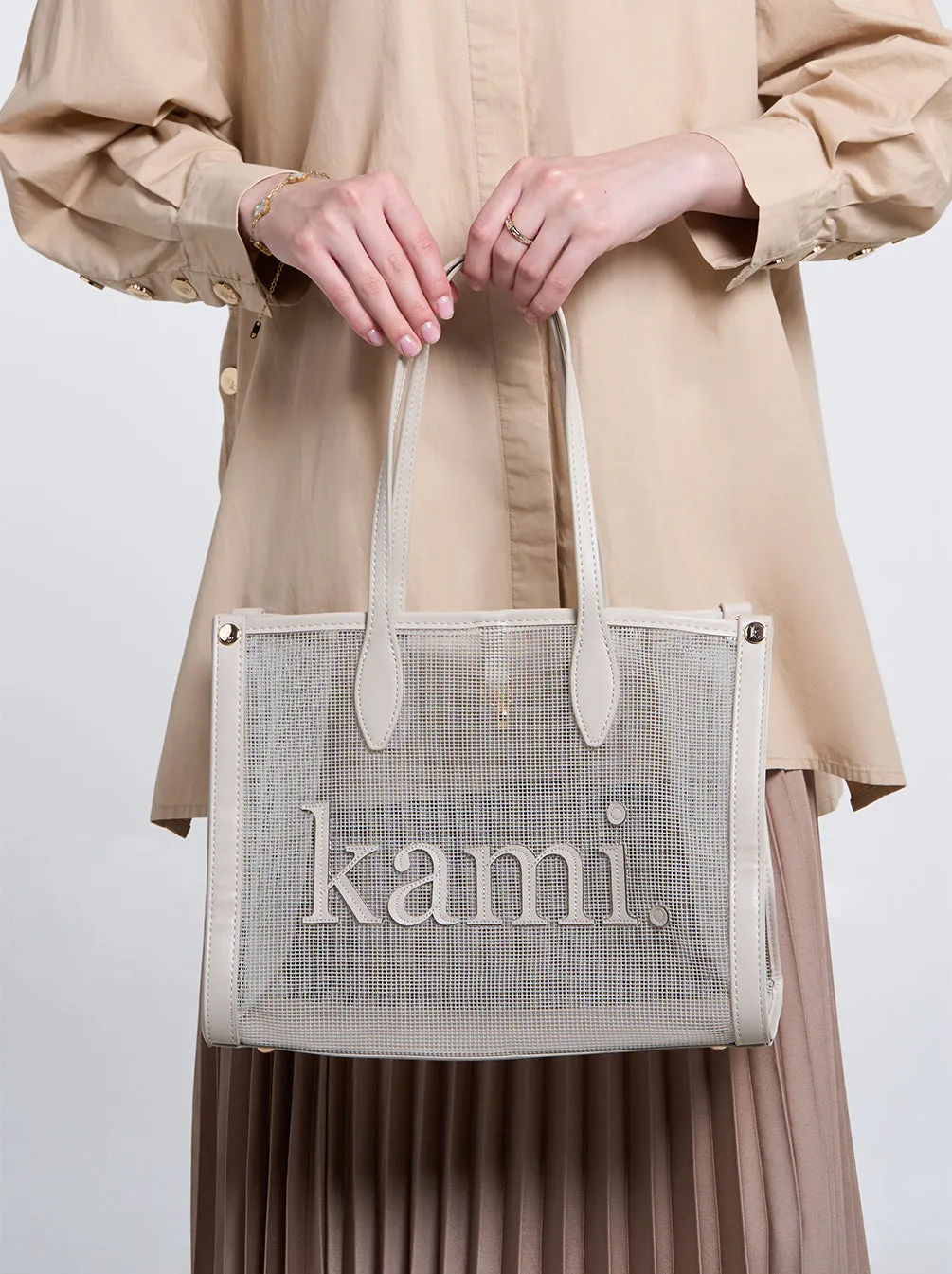 KAMI NET BAG ACCESSORIES IVORY