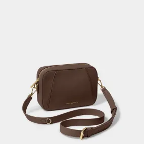 Katie Loxton Chocolate Hana Crossbody Bag KLB3612