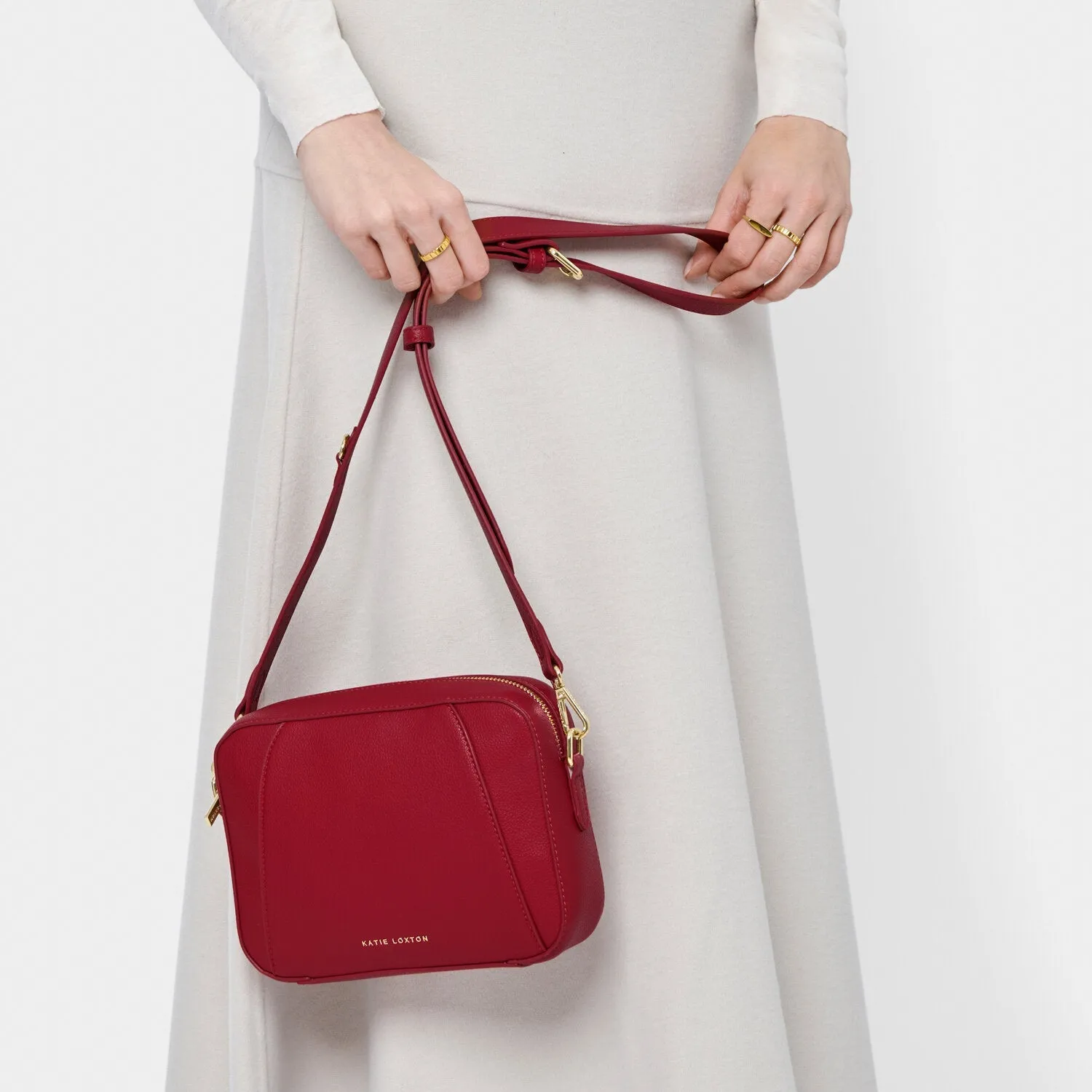 Katie Loxton Garnet Red Hana Crossbody Bag KLB3613