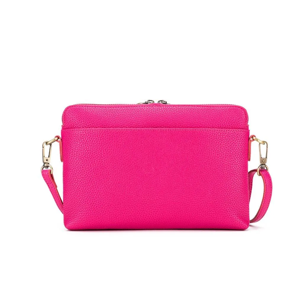 Kiara Fuchsia Crossbody/Clutch