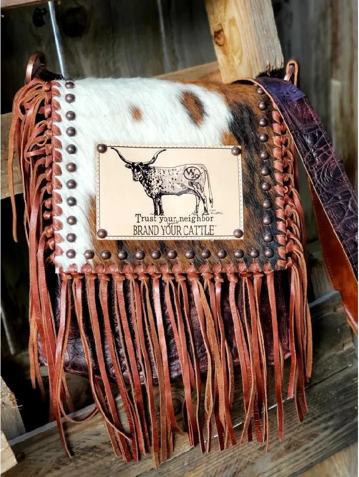 KurtMen Custom West 20 Brand Your Cattle Traveler Bag