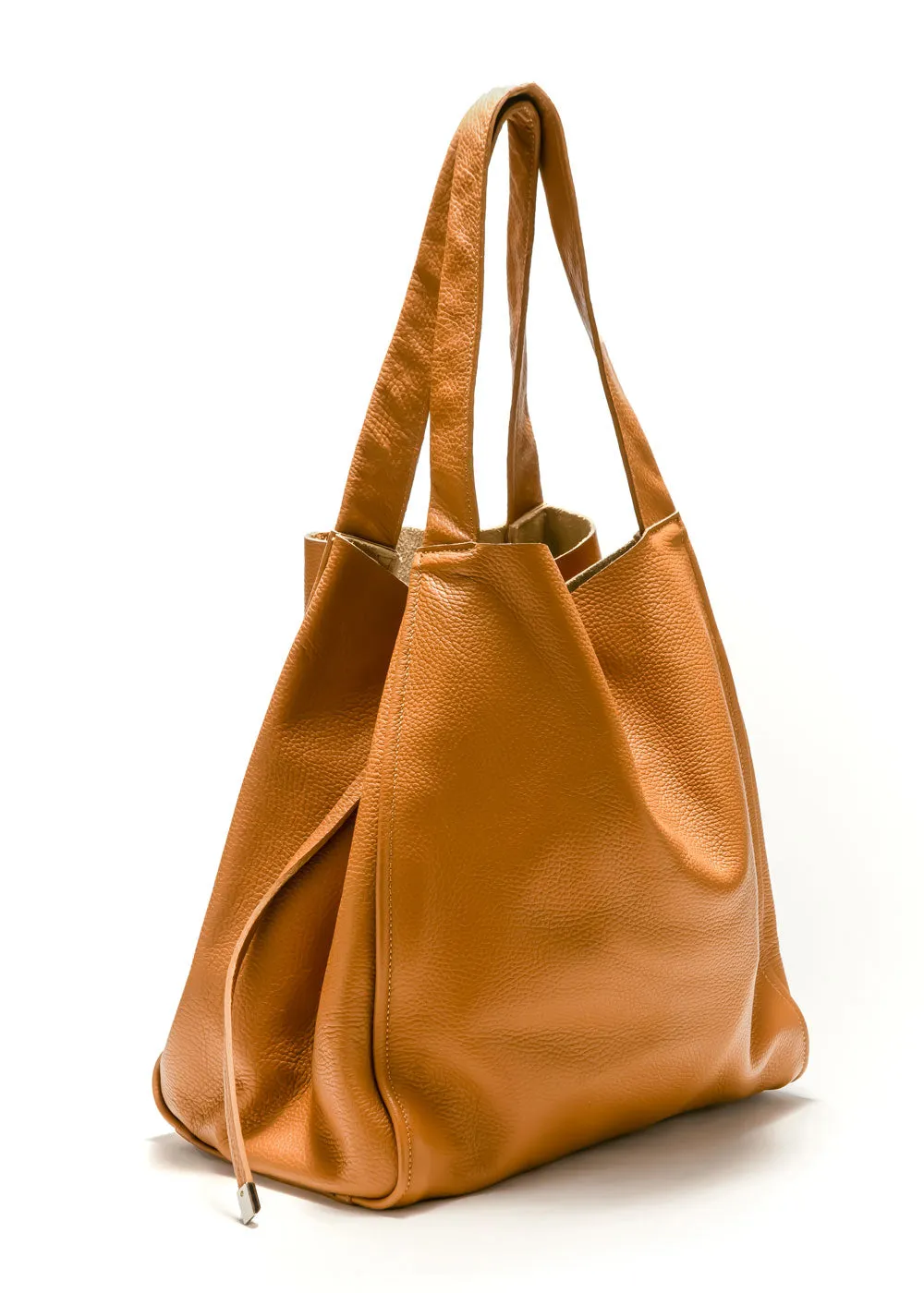 Large Boho Leather Tote