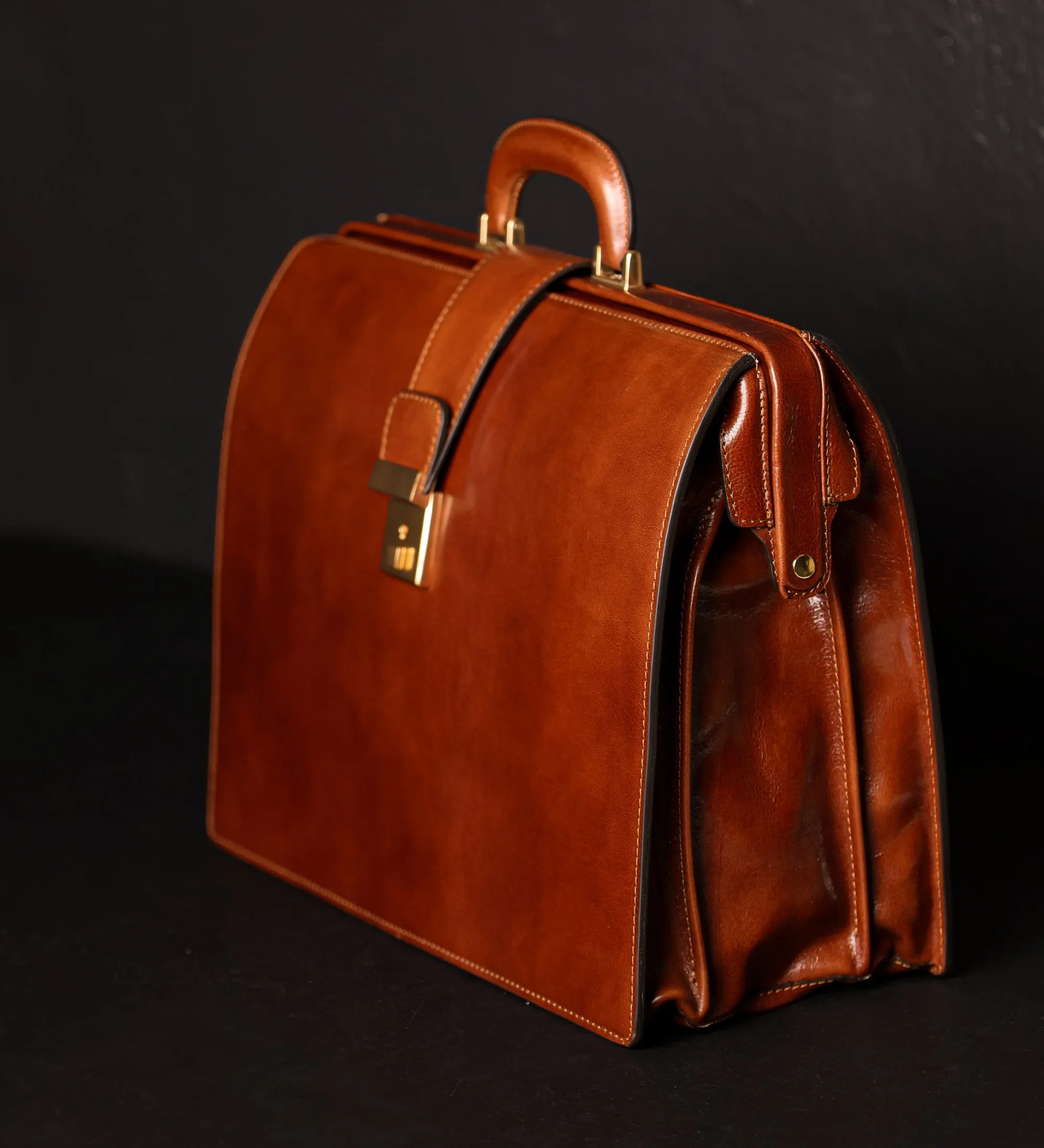 Large Leather Briefcase - The Firm