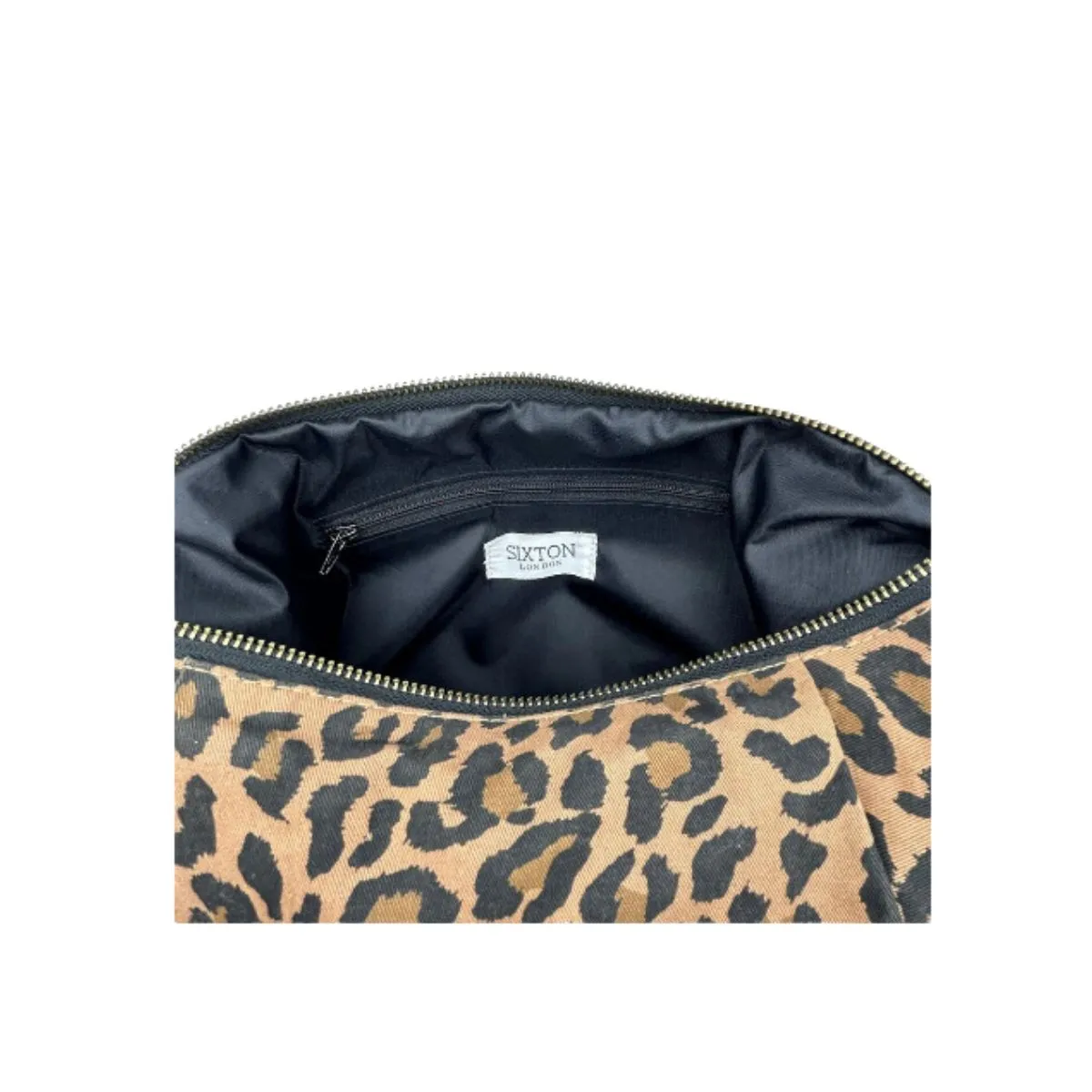 Large Leopard Print Crossbody Bag