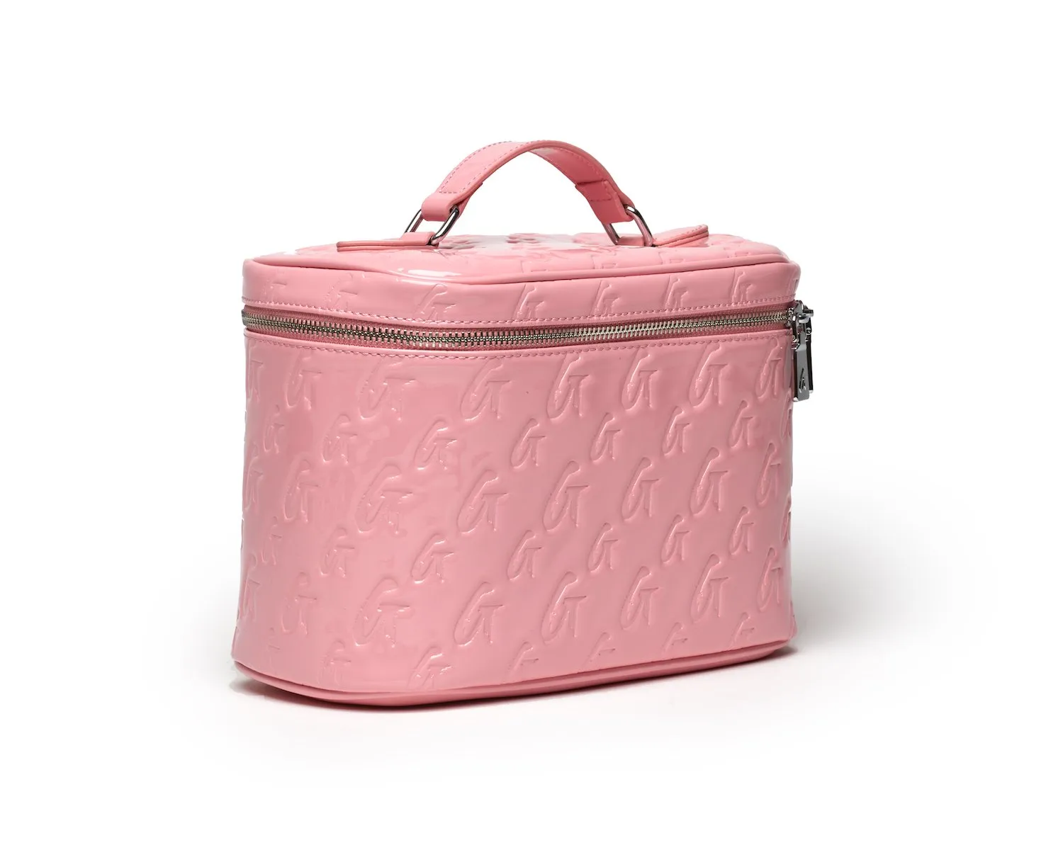 LARGE MONOGRAM TOILETRY BAG - MIRROR PINK