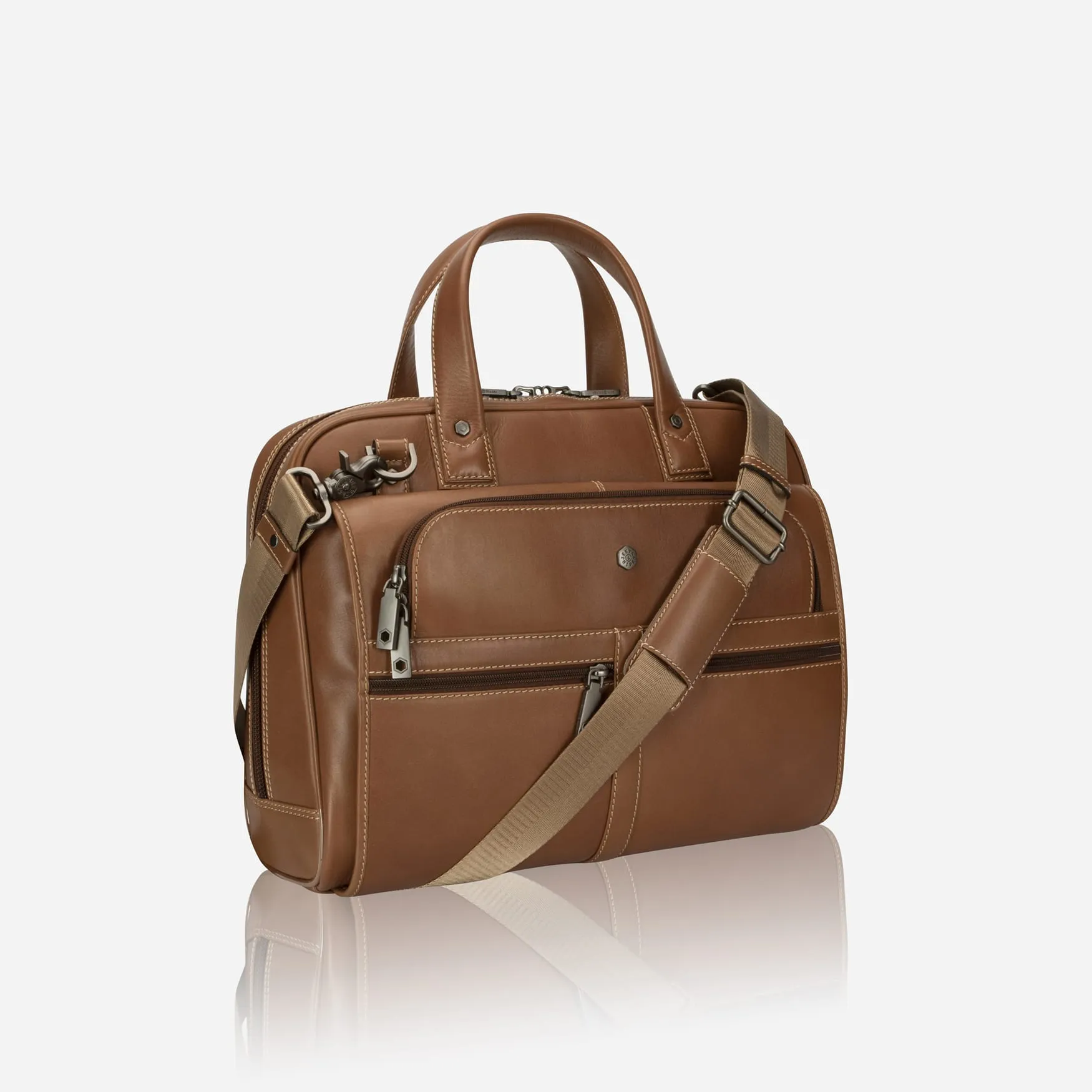 Large Multi Compartment Briefcase