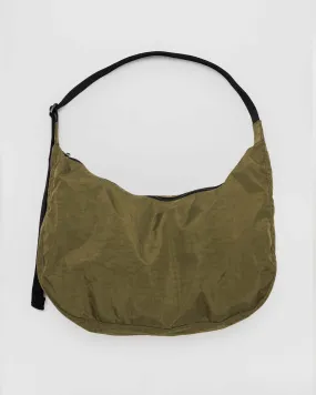 Large Nylon Crescent Bag - Seaweed